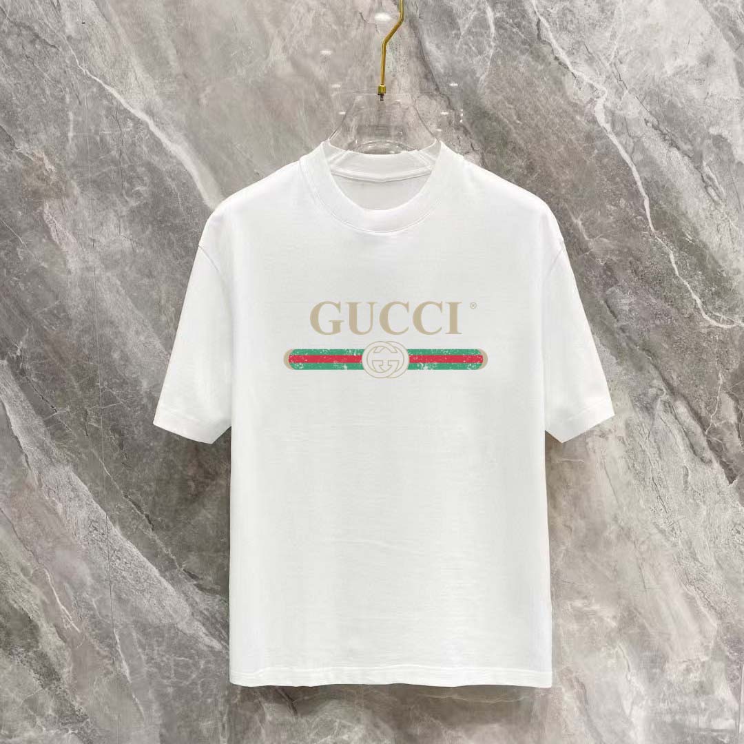 Gucci T-shirt With Gucci Logo - DopestKickz