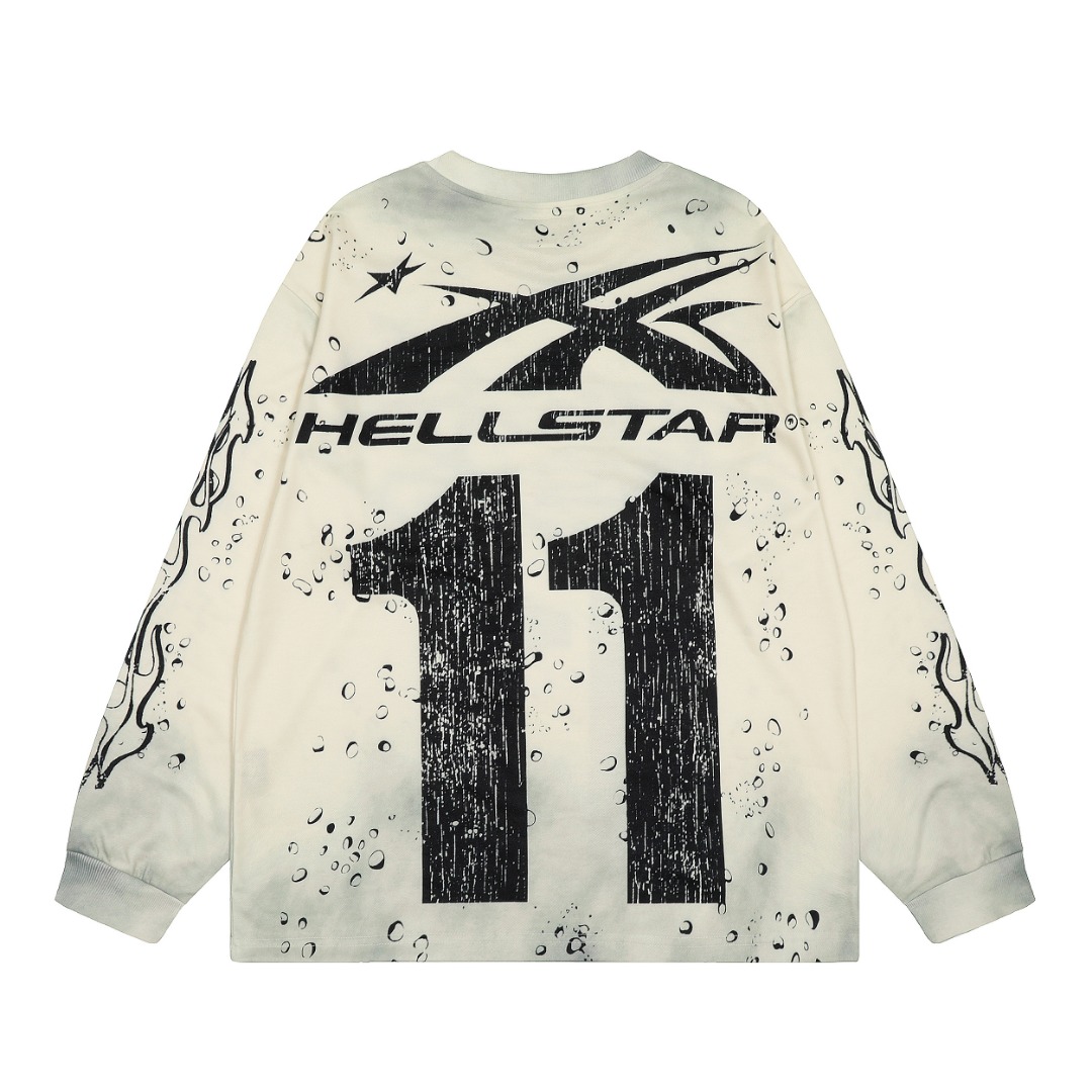 Hellstar Studios Moto Cross Longsleeve T-Shirt  - DopestKickz