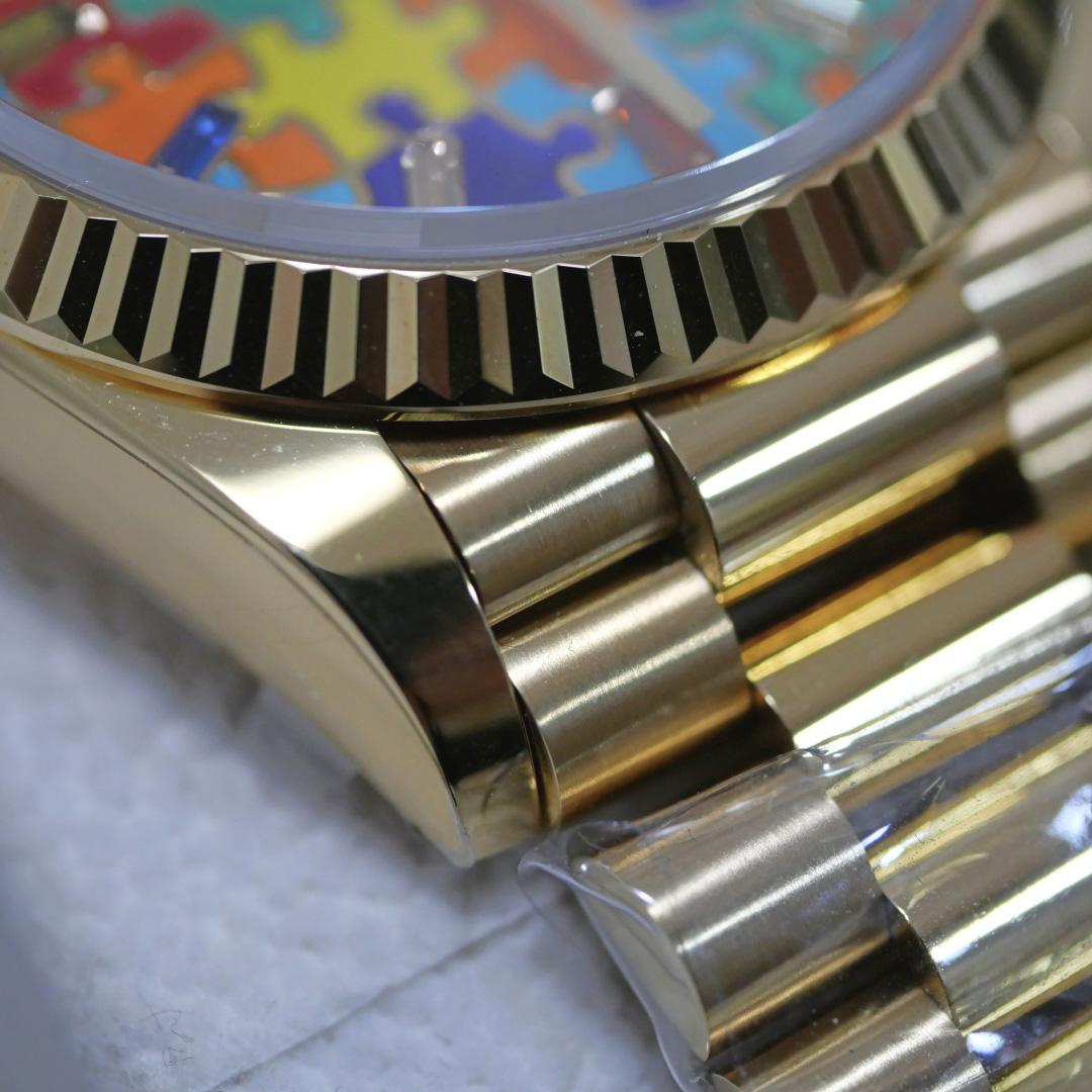 Rolex Oyster Perpetual Day-Date, 36mm, yellow gold 128235 - DopestKickz