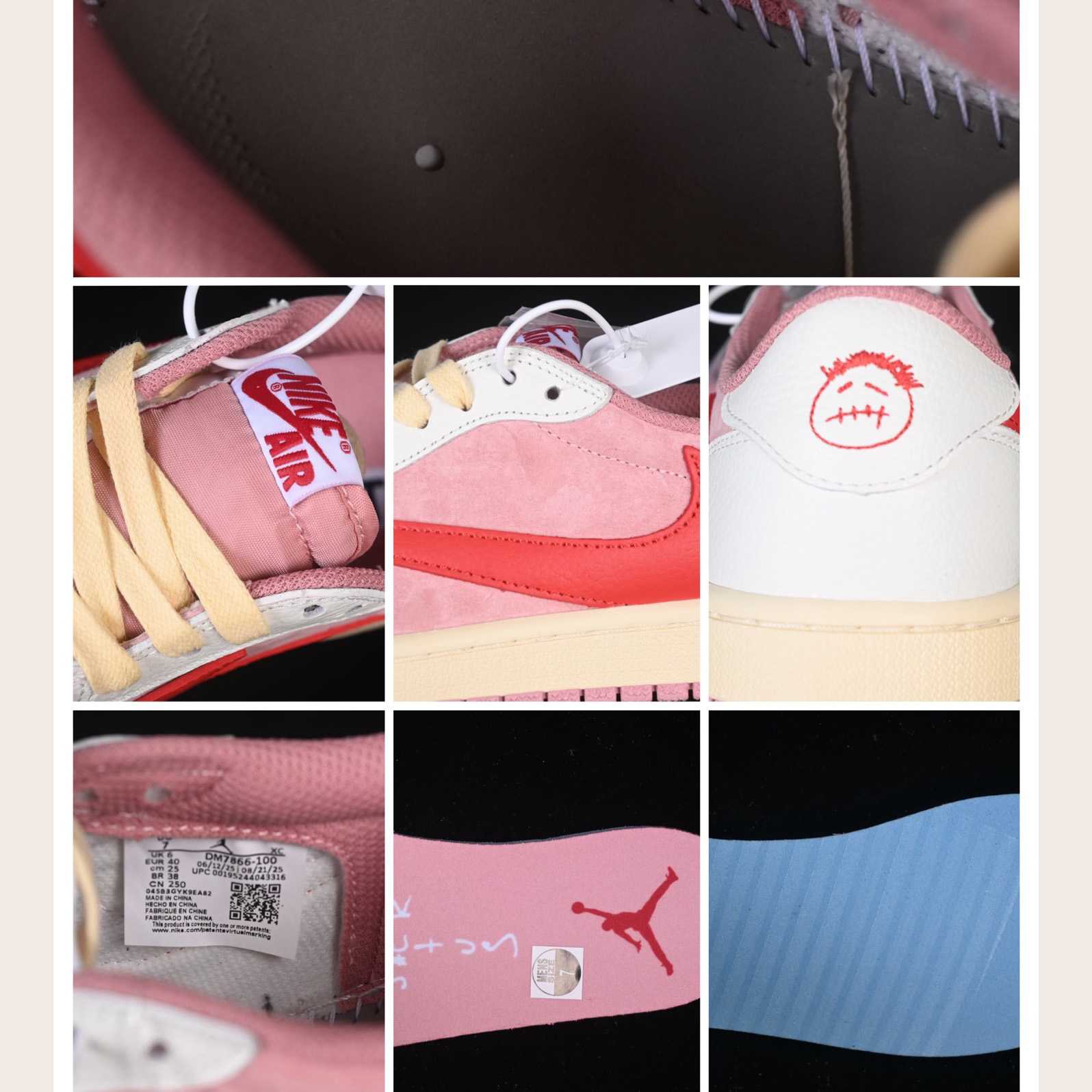 Travis Scott x Jordan Air Jordan 1 Low OG   DM7866-100 - DopestKickz