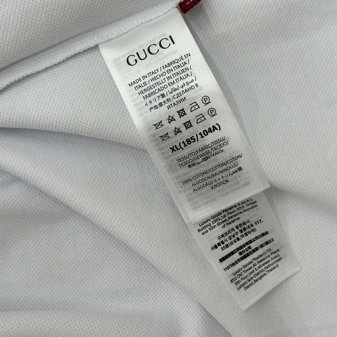 Gucci Cotton Piquet Polo Shirt - DopestKickz