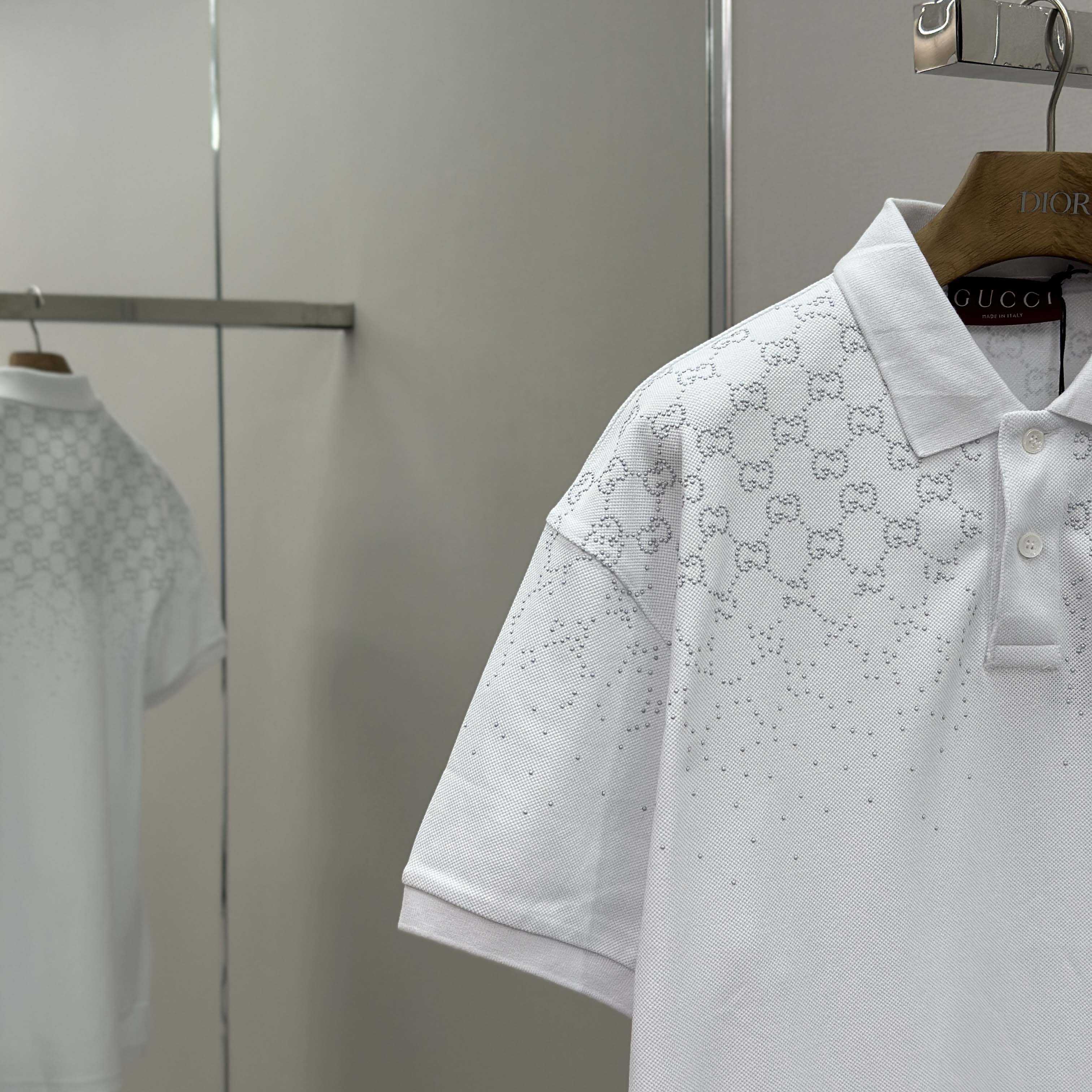 Gucci Cotton Piquet Polo Shirt - DopestKickz