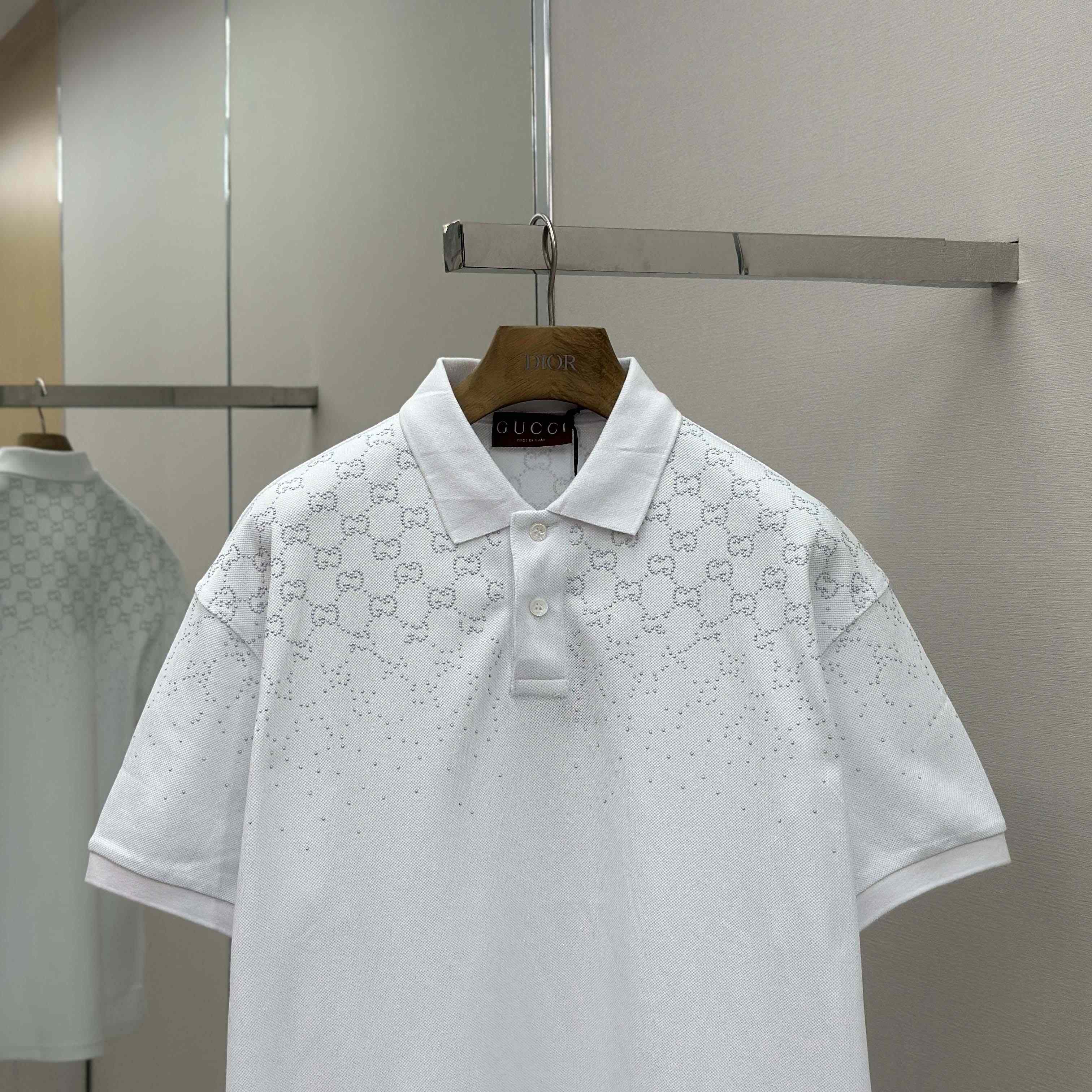 Gucci Cotton Piquet Polo Shirt - DopestKickz