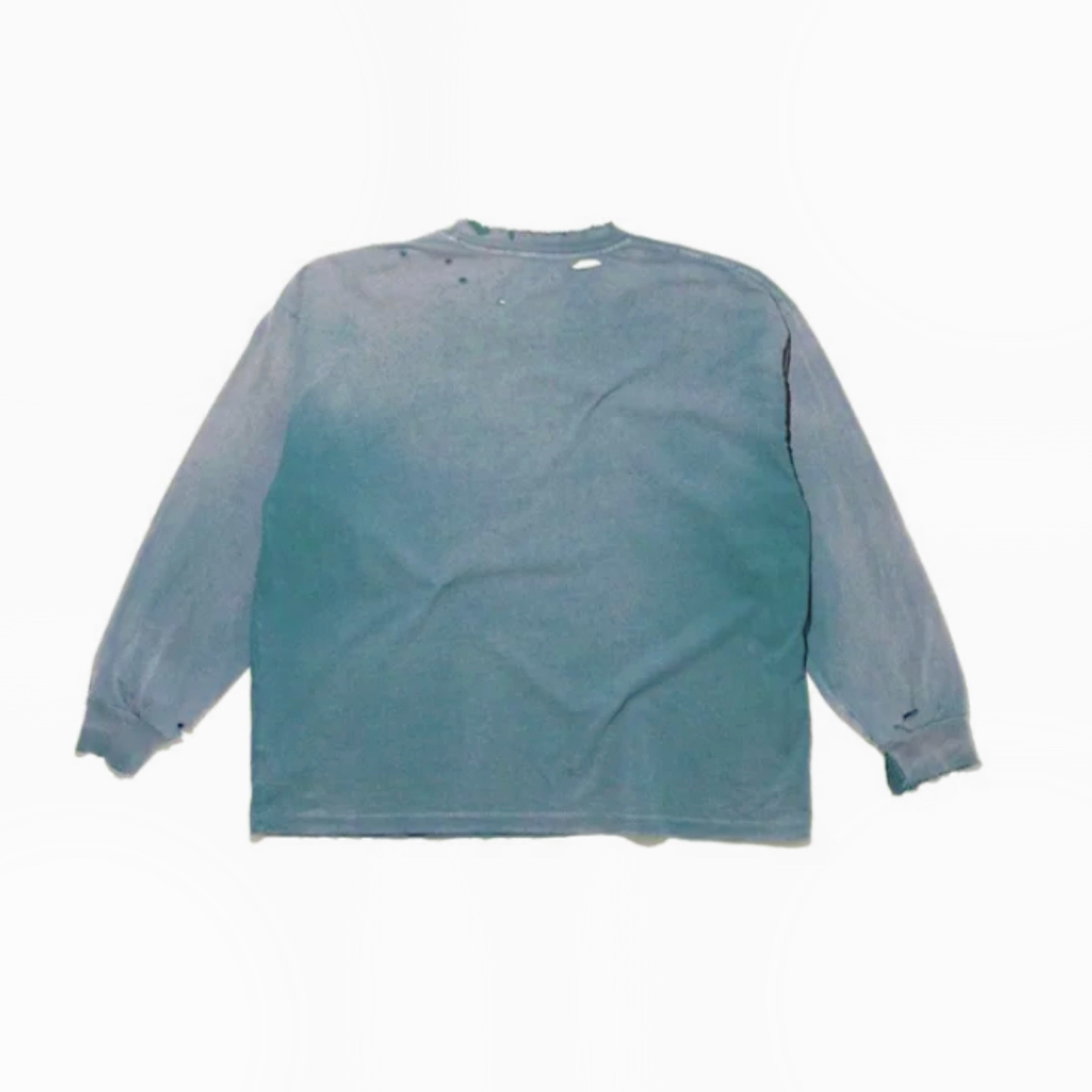 Enfants Riches Déprimés Classic Logo Long-Sleeve T-Shirt 'Stained Blue' - DopestKickz