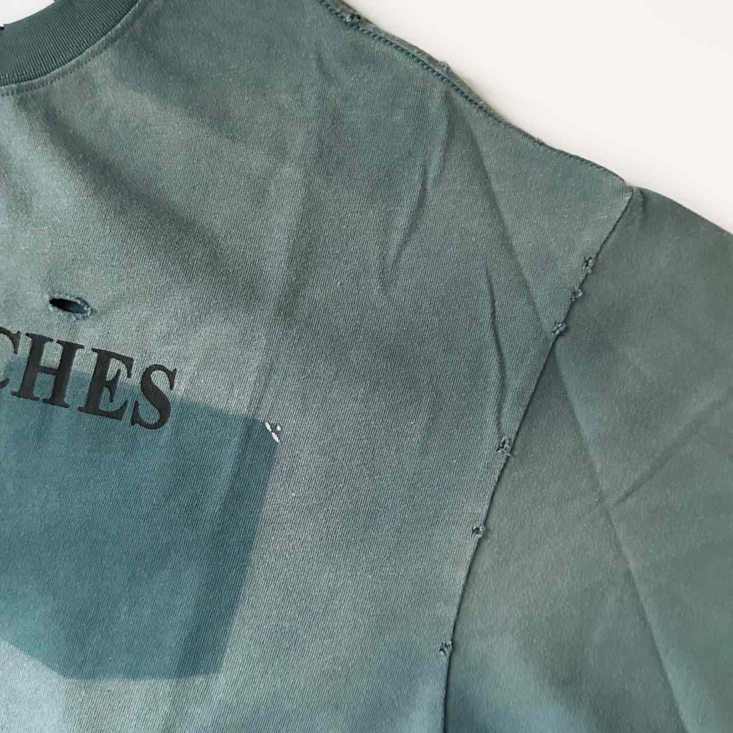 Enfants Riches Déprimés Classic Logo Long-Sleeve T-Shirt 'Stained Blue' - DopestKickz