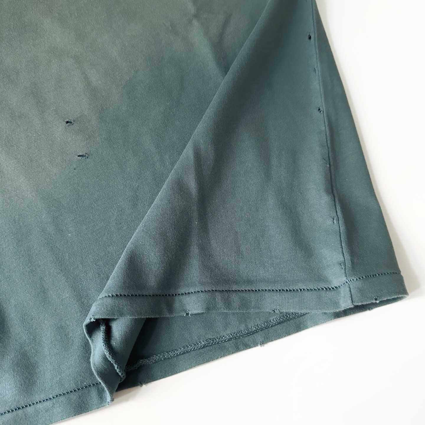 Enfants Riches Déprimés Classic Logo Long-Sleeve T-Shirt 'Stained Blue' - DopestKickz