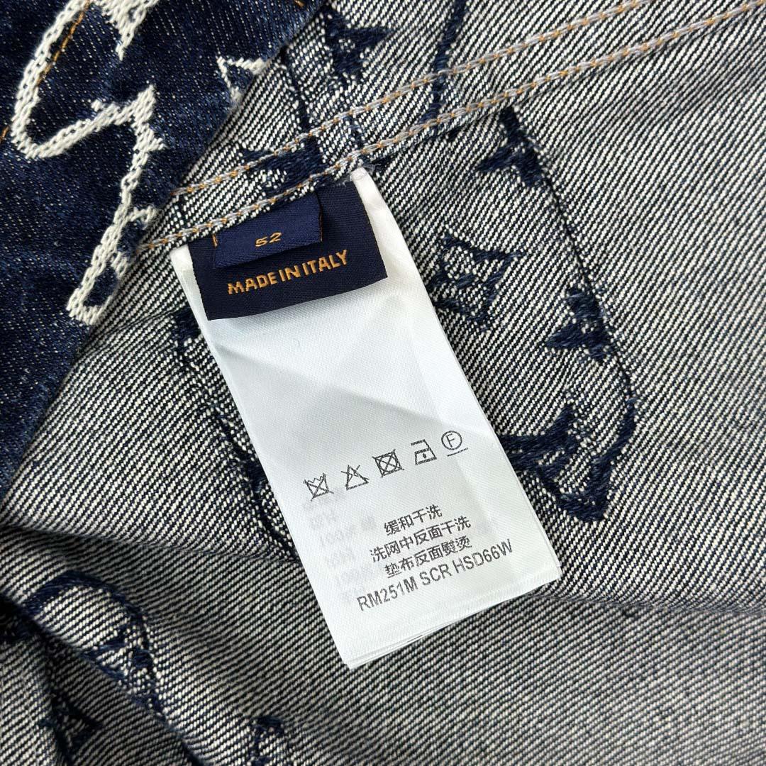 Louis Vuitton Monogram Denim Workwear Blouson   1AILN5 - DopestKickz