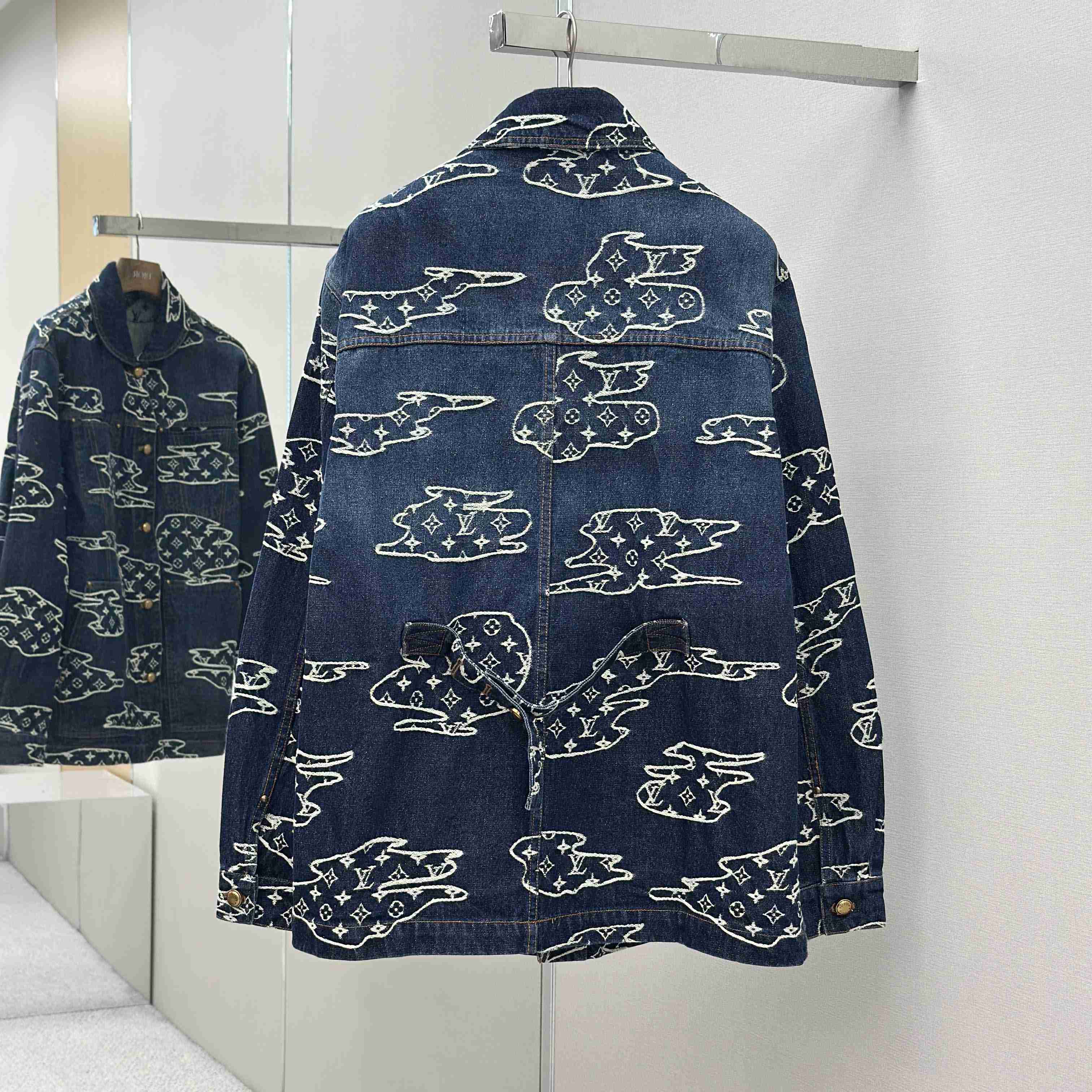 Louis Vuitton Monogram Denim Workwear Blouson   1AILN5 - DopestKickz
