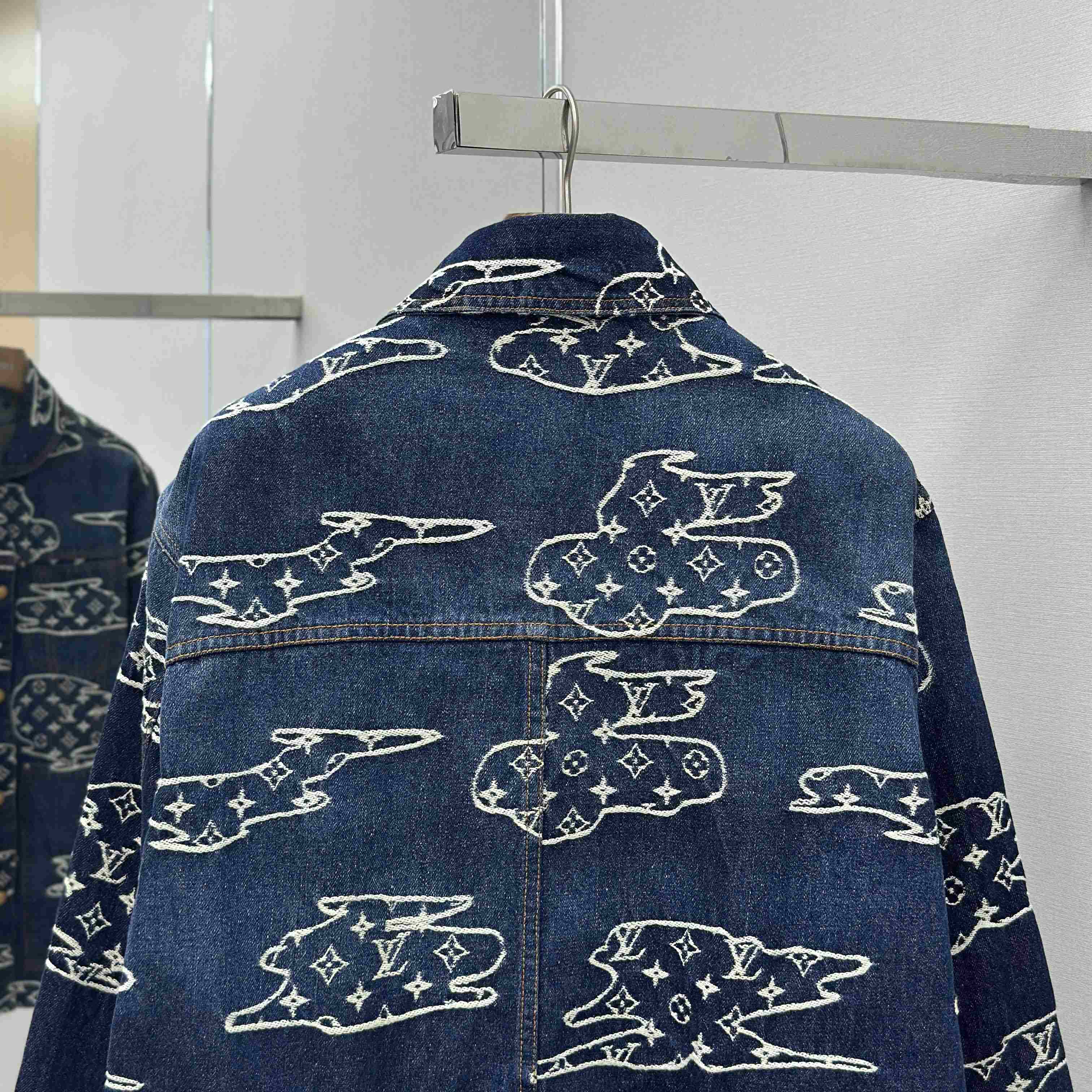 Louis Vuitton Monogram Denim Workwear Blouson   1AILN5 - DopestKickz