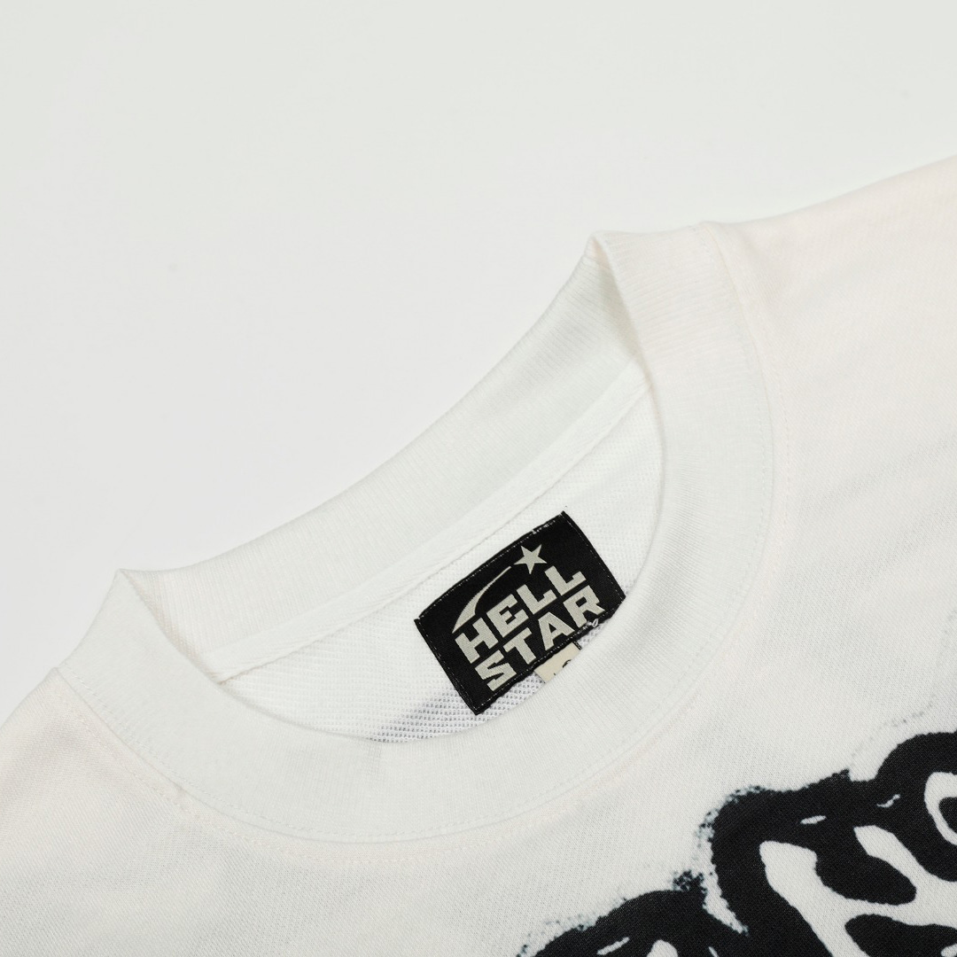 Hellstar Airbrushed Bones Longsleeve Shirt - DopestKickz