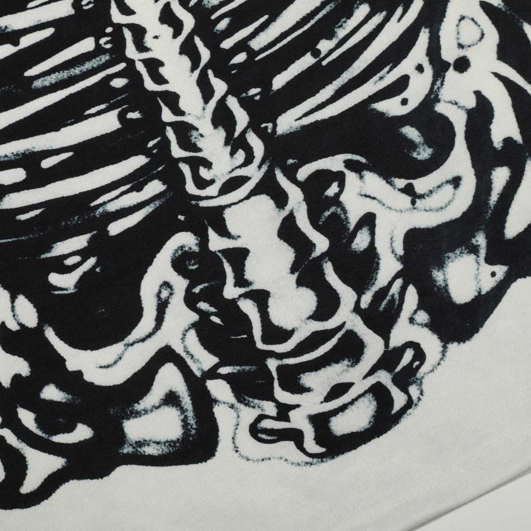 Hellstar Airbrushed Bones Longsleeve Shirt - DopestKickz