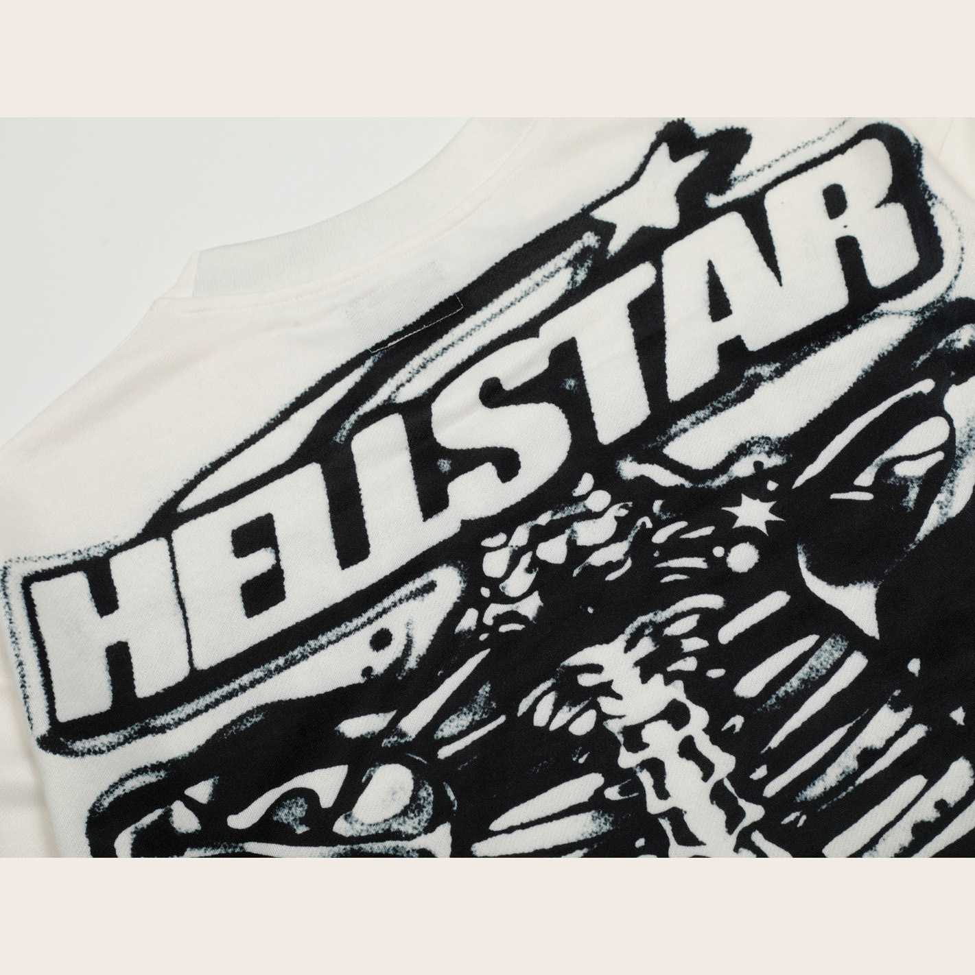 Hellstar Airbrushed Bones Longsleeve Shirt - DopestKickz