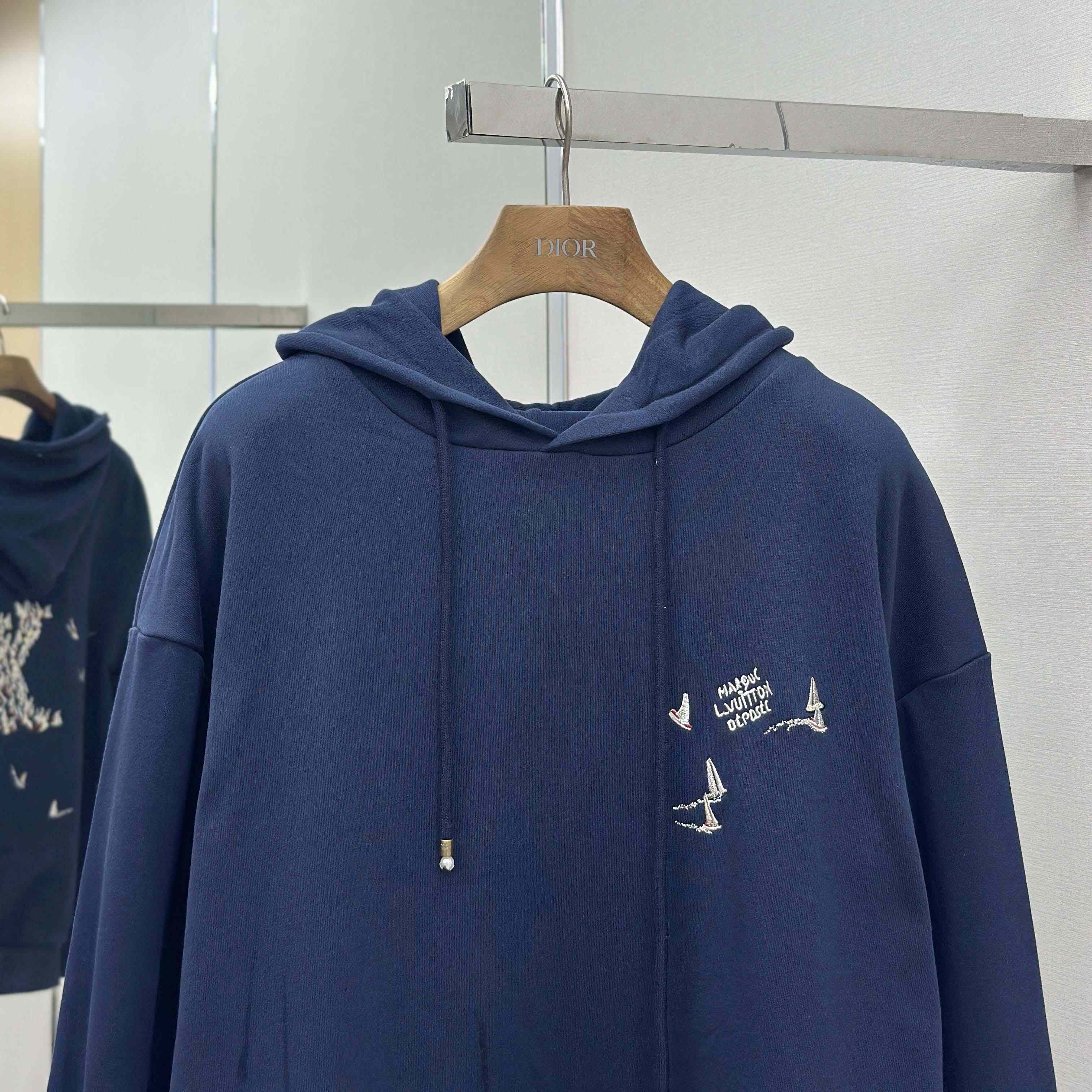Louis Vuitton Embroidered Signature Hoodie   1AHW68 - DopestKickz