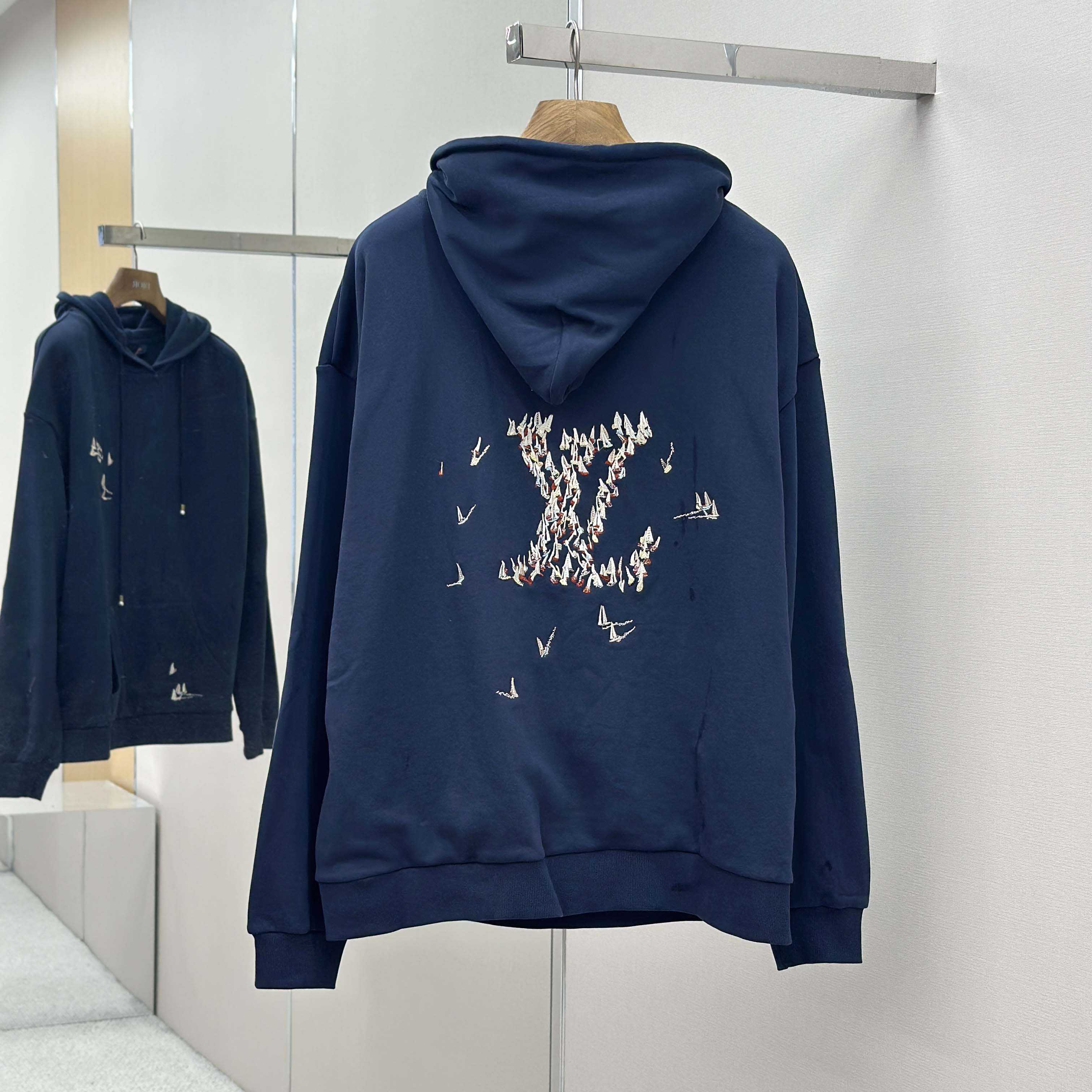 Louis Vuitton Embroidered Signature Hoodie   1AHW68 - DopestKickz