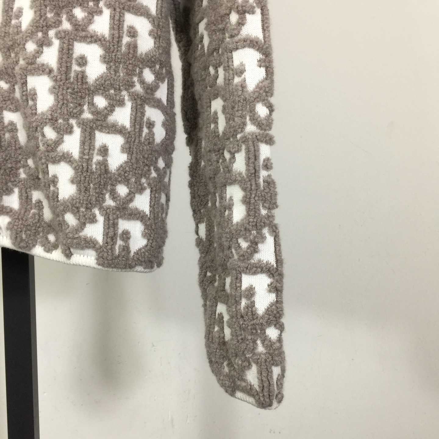 Dior Oblique Cardigan White Wool - DopestKickz