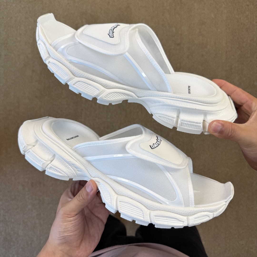 Balenciaga 3XL Slide Sandal 'White' - DopestKickz