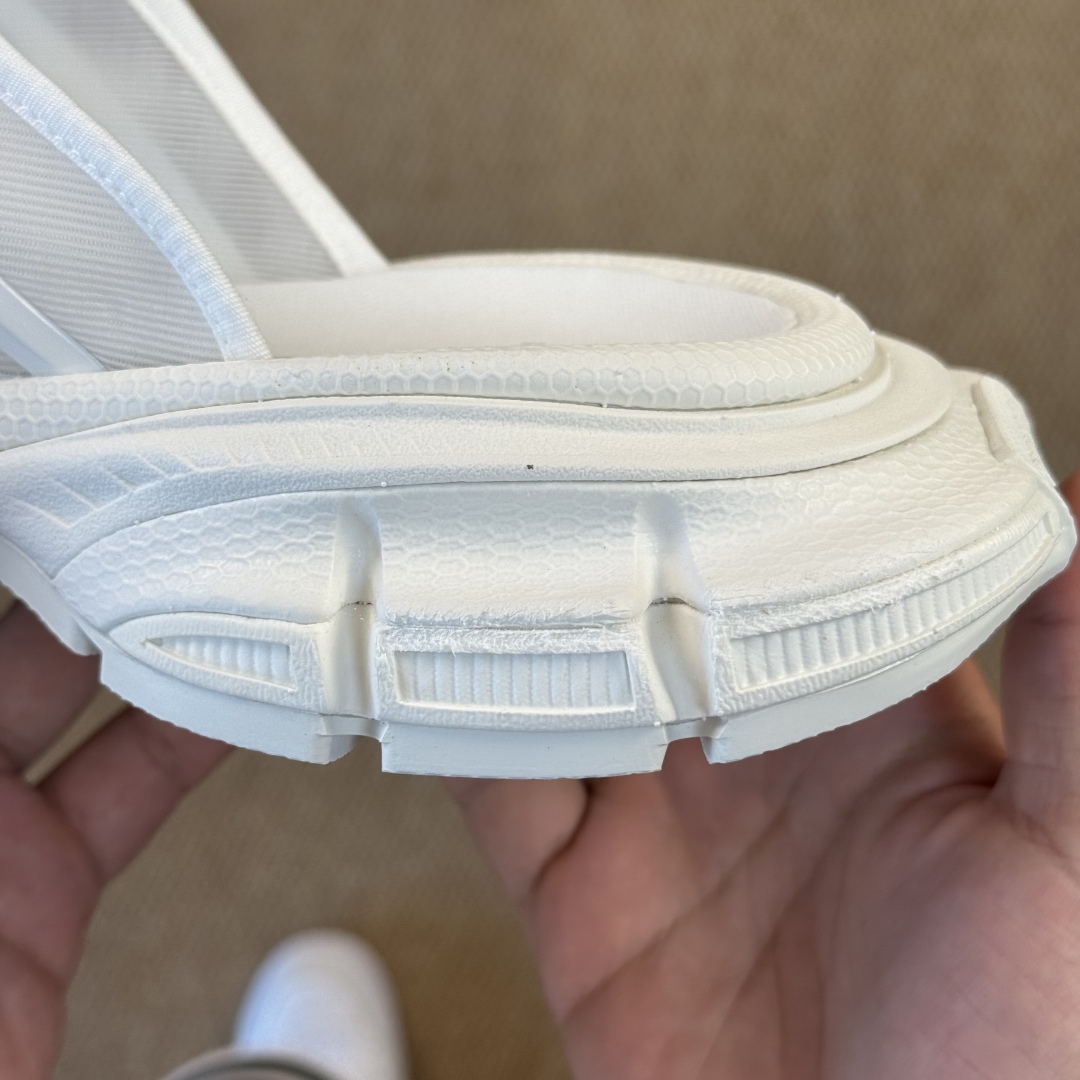 Balenciaga 3XL Slide Sandal 'White' - DopestKickz