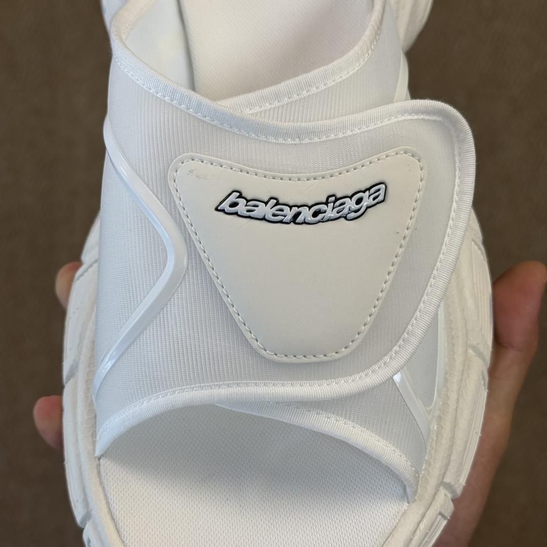 Balenciaga 3XL Slide Sandal 'White' - DopestKickz