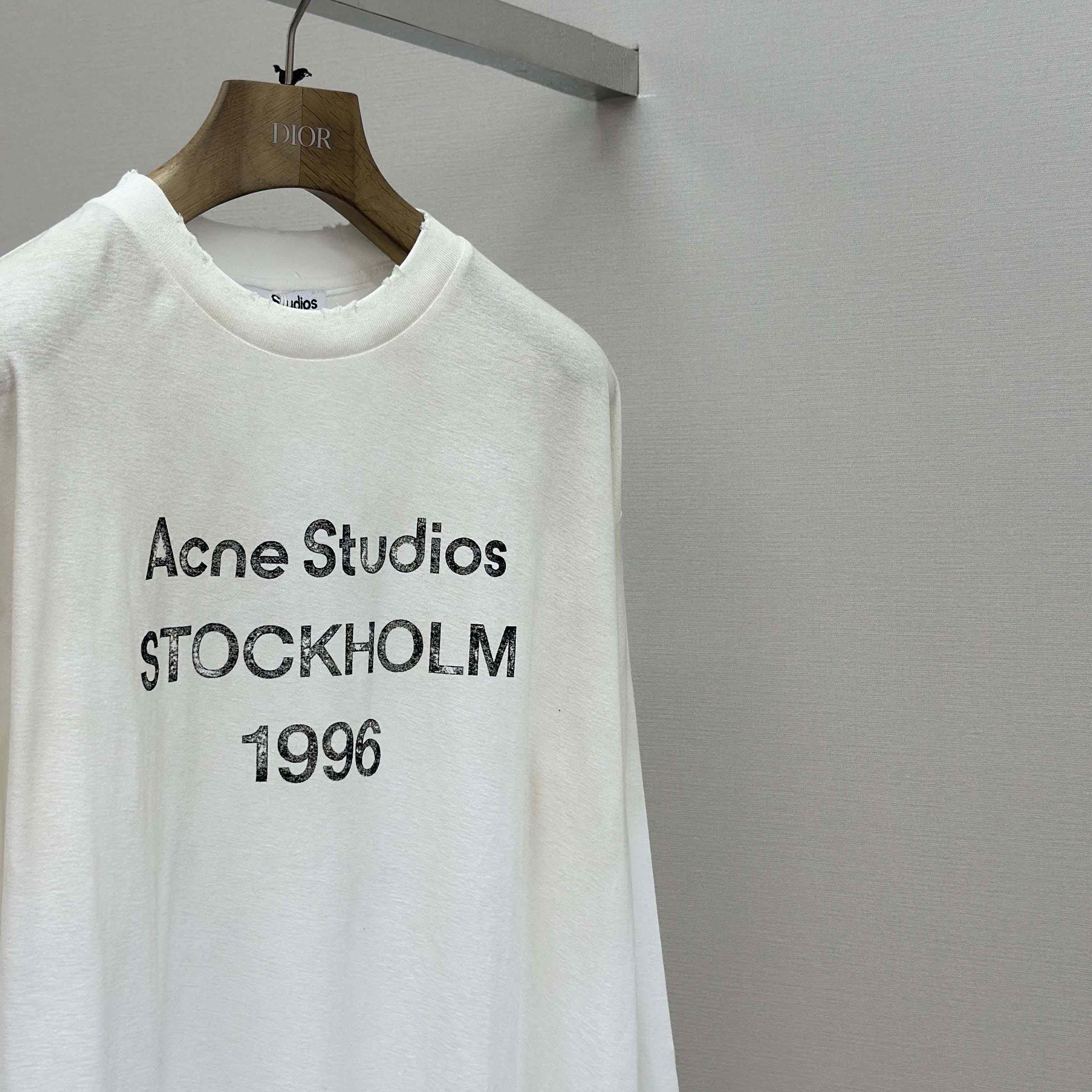 Acne Studios Logo T-shirt - Relaxed Fit - DopestKickz