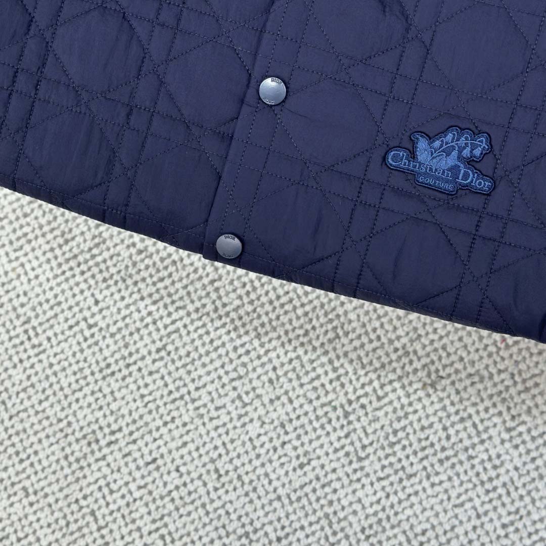 Dior Overshirt With Christian Dior Couture Lily Of The Valley Embroidery  - DopestKickz