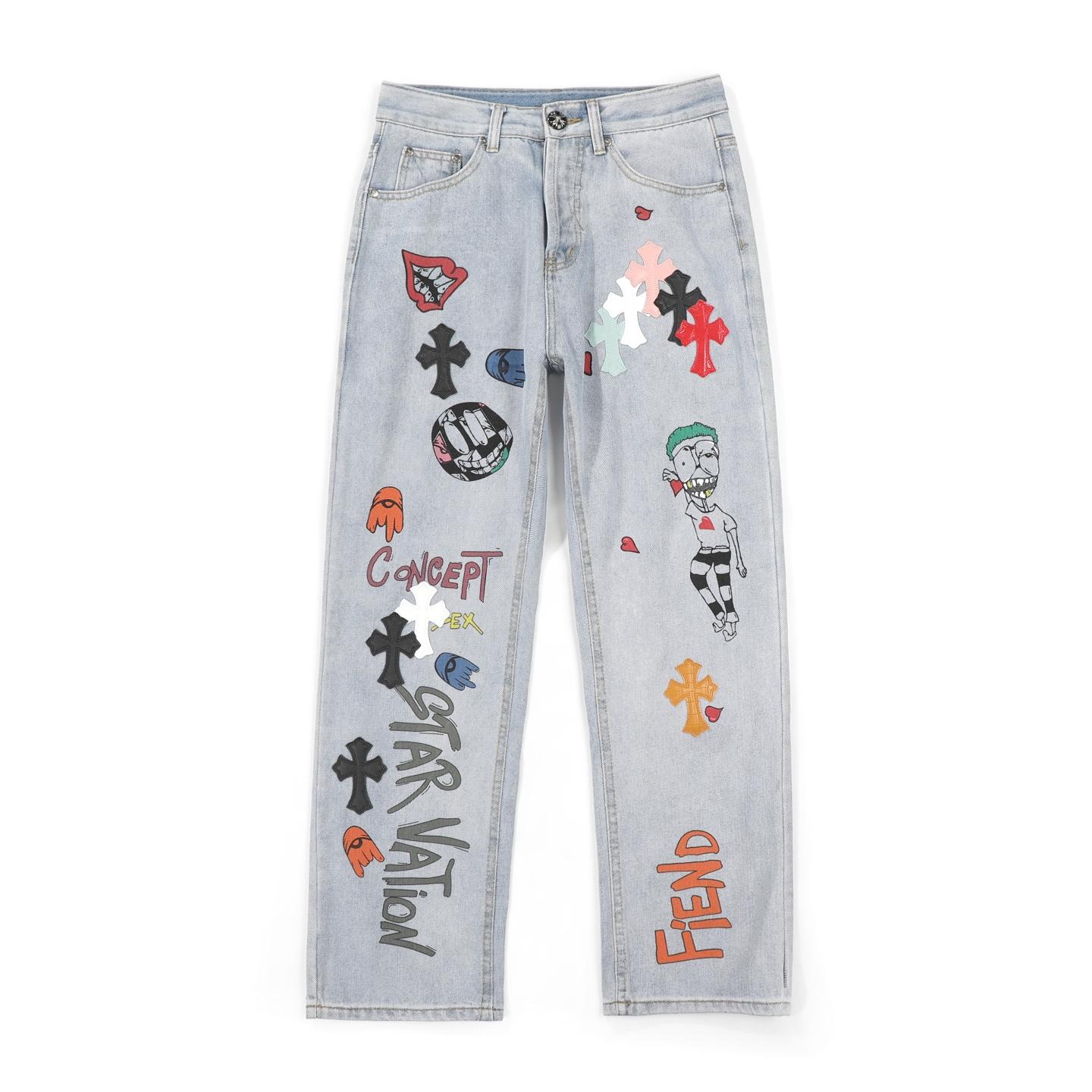 Chrome Hearts Jeans - DopestKickz