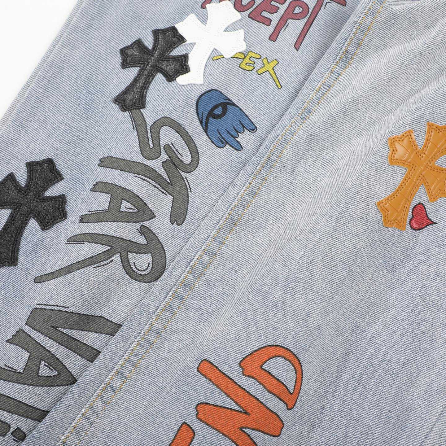 Chrome Hearts Jeans - DopestKickz