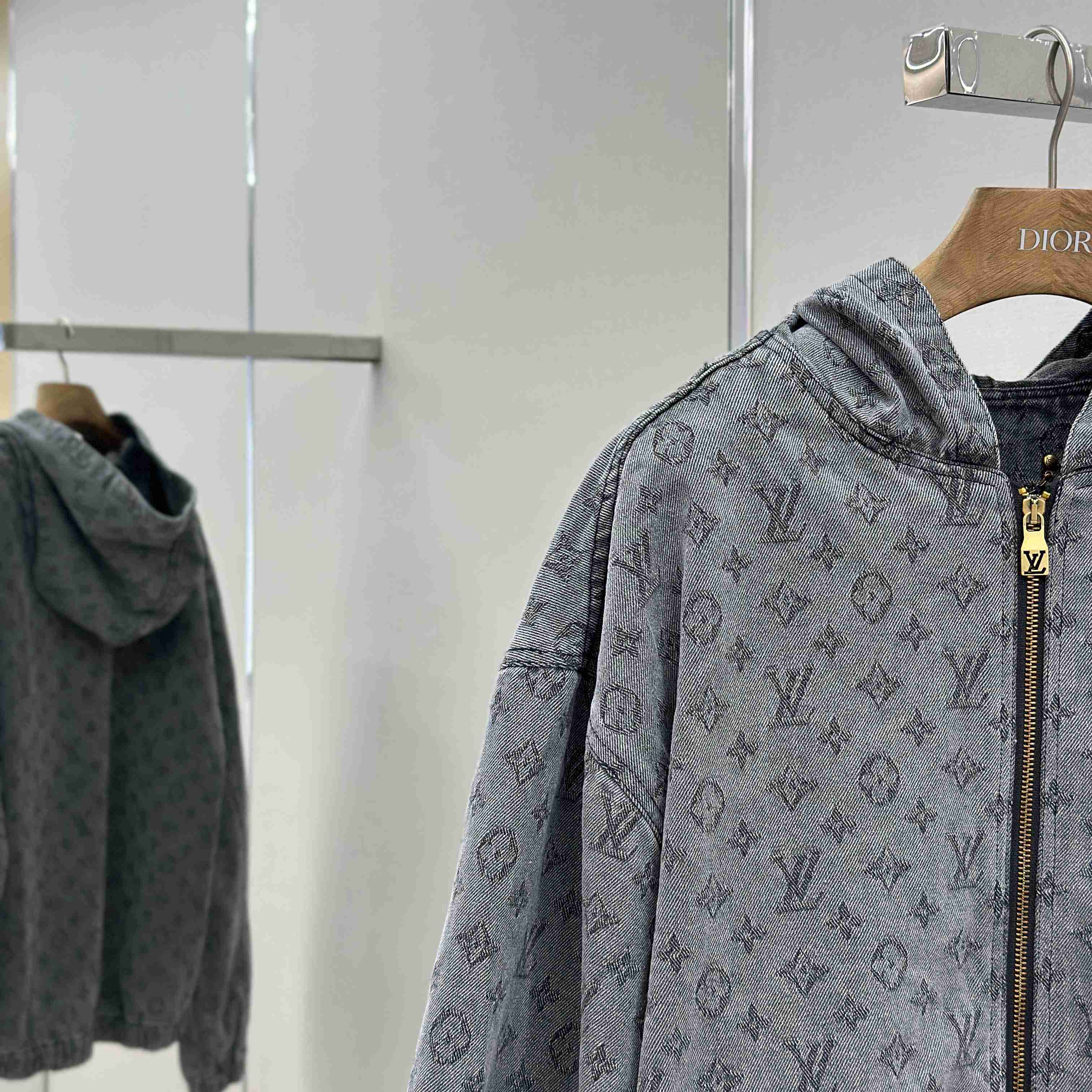 Louis Vuitton Monogram Hooded Jacket - DopestKickz