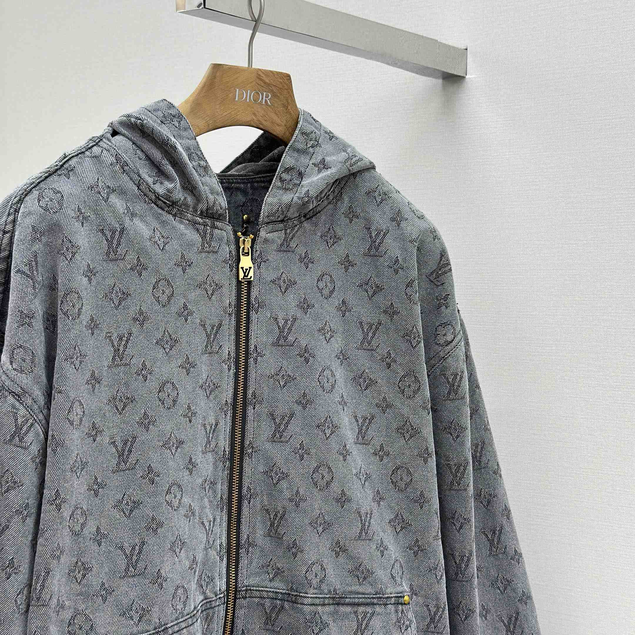 Louis Vuitton Monogram Hooded Jacket - DopestKickz