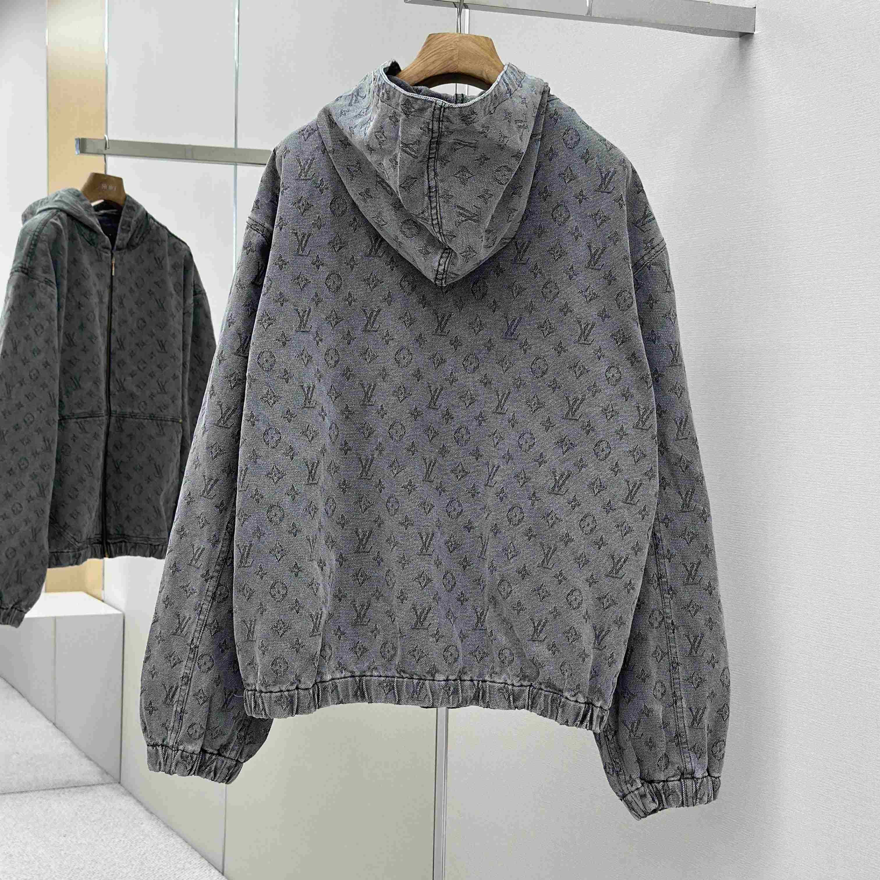 Louis Vuitton Monogram Hooded Jacket - DopestKickz