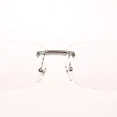 Cartier CT_3524012 Diamond Wood Eyeglasses In Silver - DopestKickz