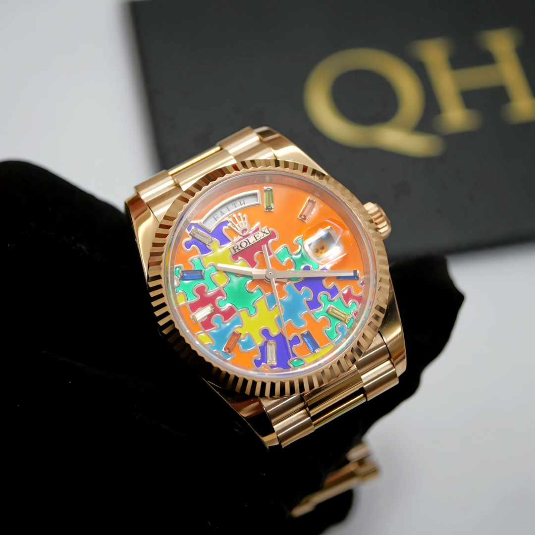 Rolex Oyster Perpetual Day-Date, 36mm, rose gold  128235 - DopestKickz