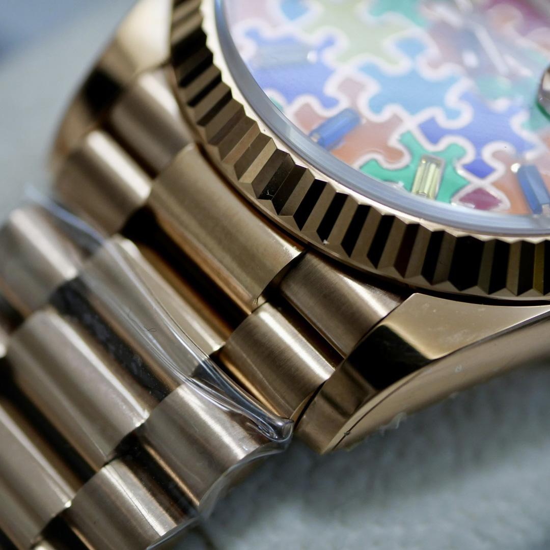 Rolex Oyster Perpetual Day-Date, 36mm, rose gold  128235 - DopestKickz