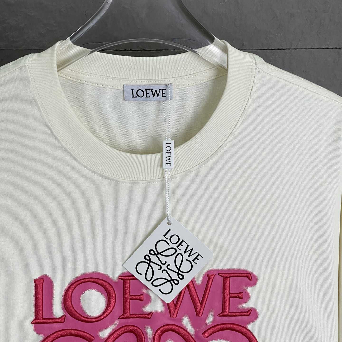 Loewe Loose Fit T-shirt In Cotton - DopestKickz