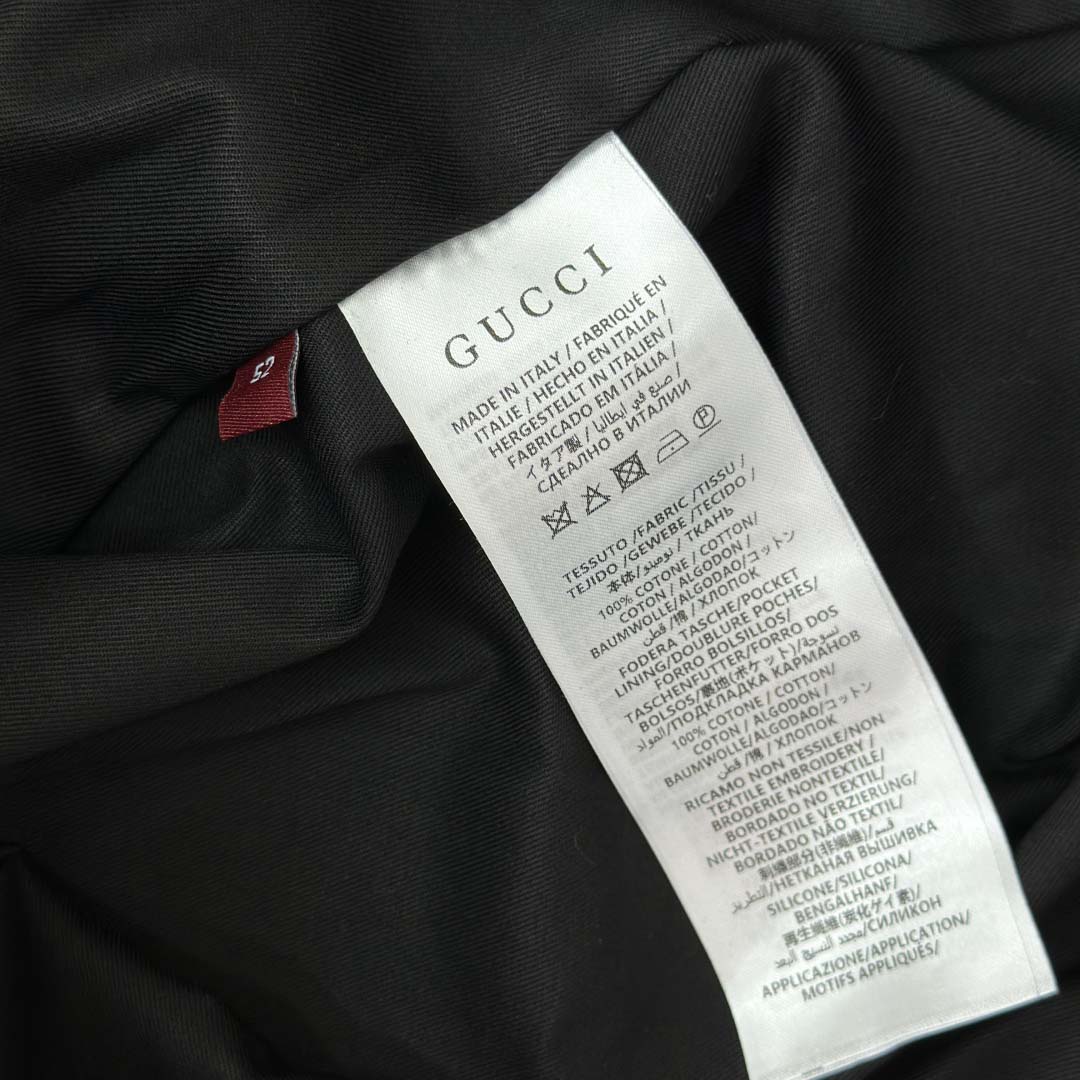 Gucci Cotton Twill Jacket With Web Detail - DopestKickz