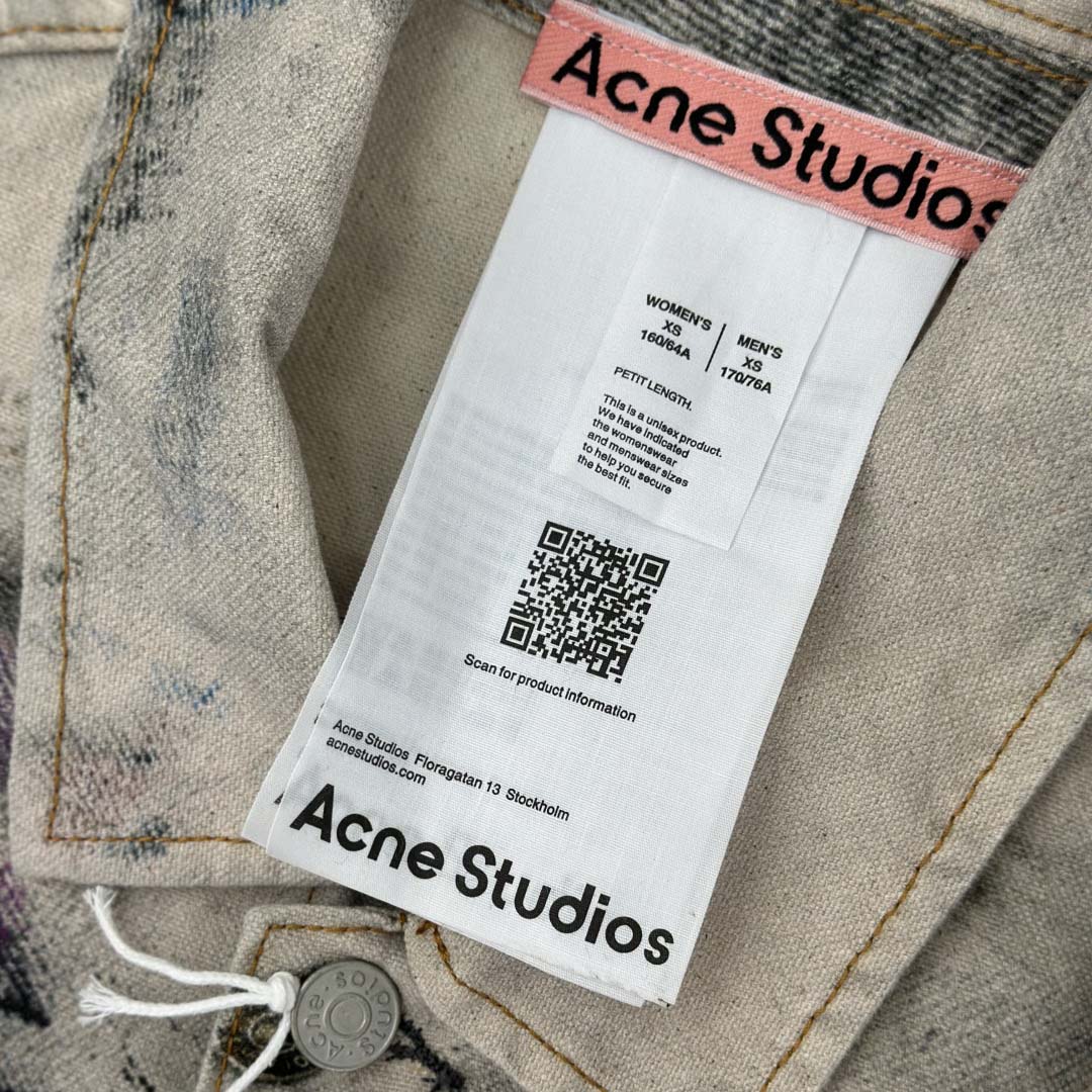 Acne Studios Jacket Trompe L'oeil Print - DopestKickz
