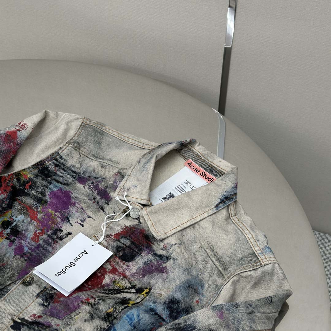Acne Studios Jacket Trompe L'oeil Print - DopestKickz