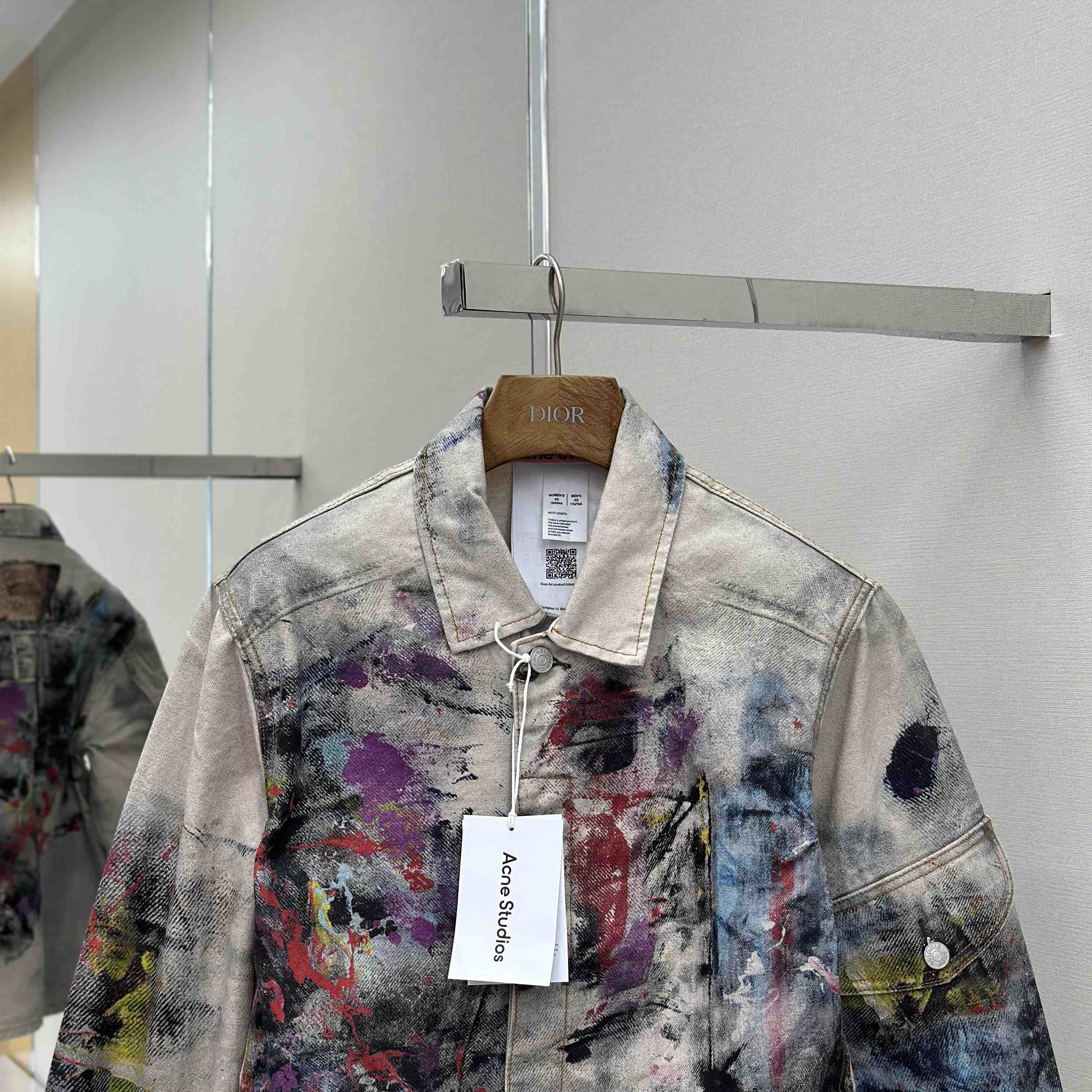 Acne Studios Jacket Trompe L'oeil Print - DopestKickz