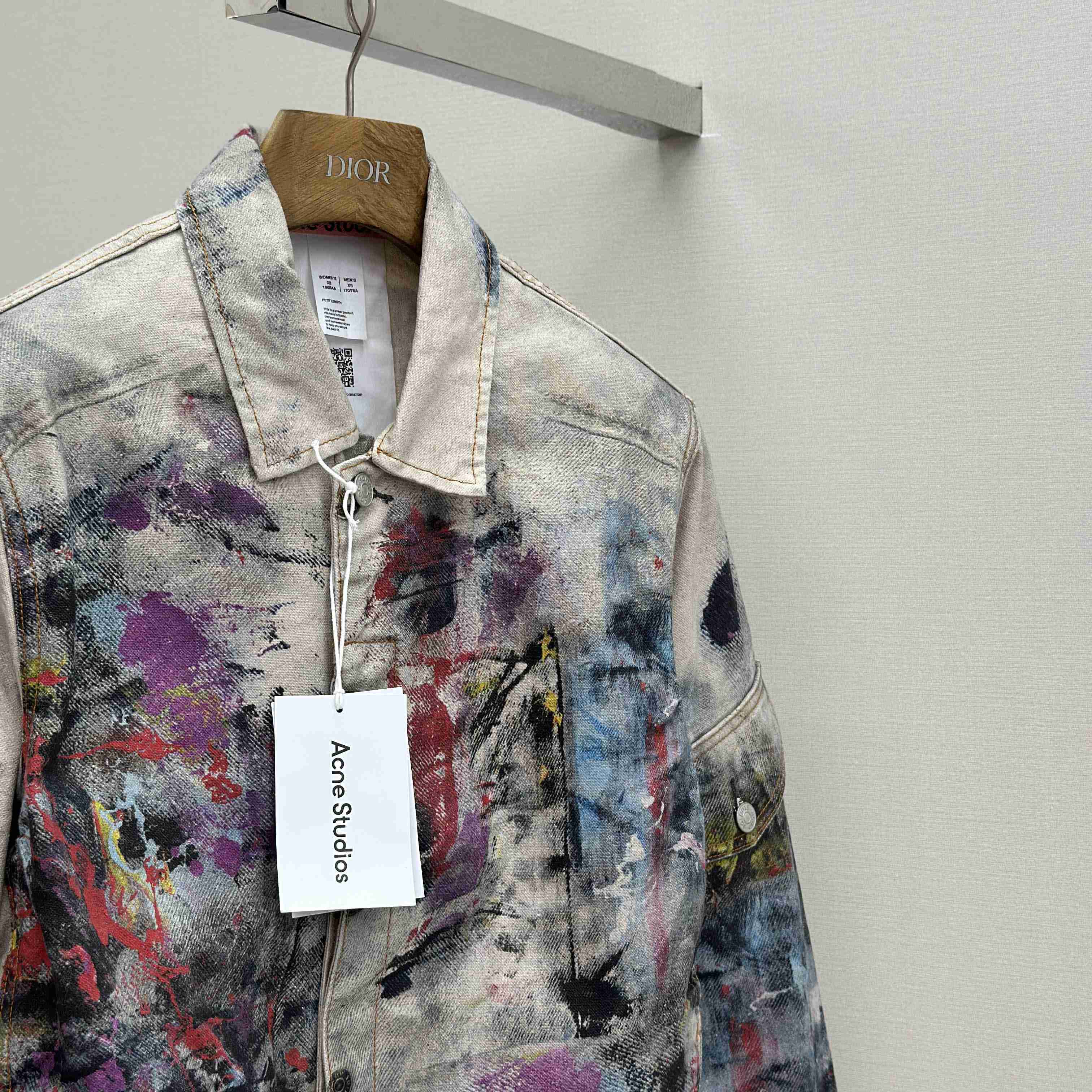 Acne Studios Jacket Trompe L'oeil Print - DopestKickz