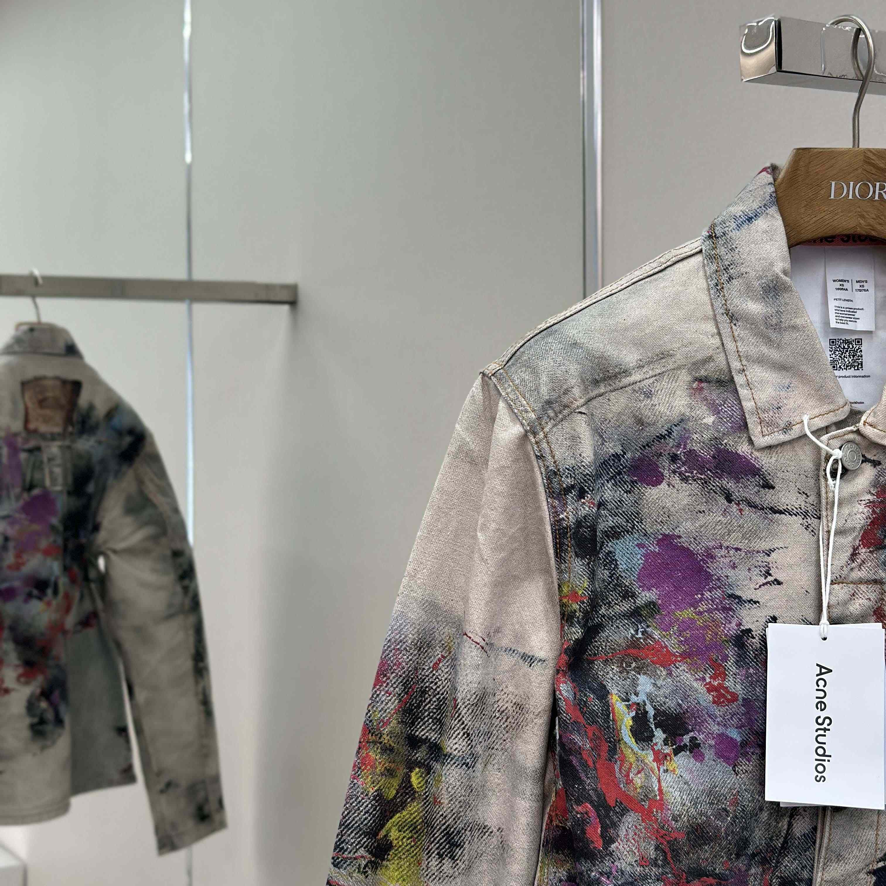 Acne Studios Jacket Trompe L'oeil Print - DopestKickz