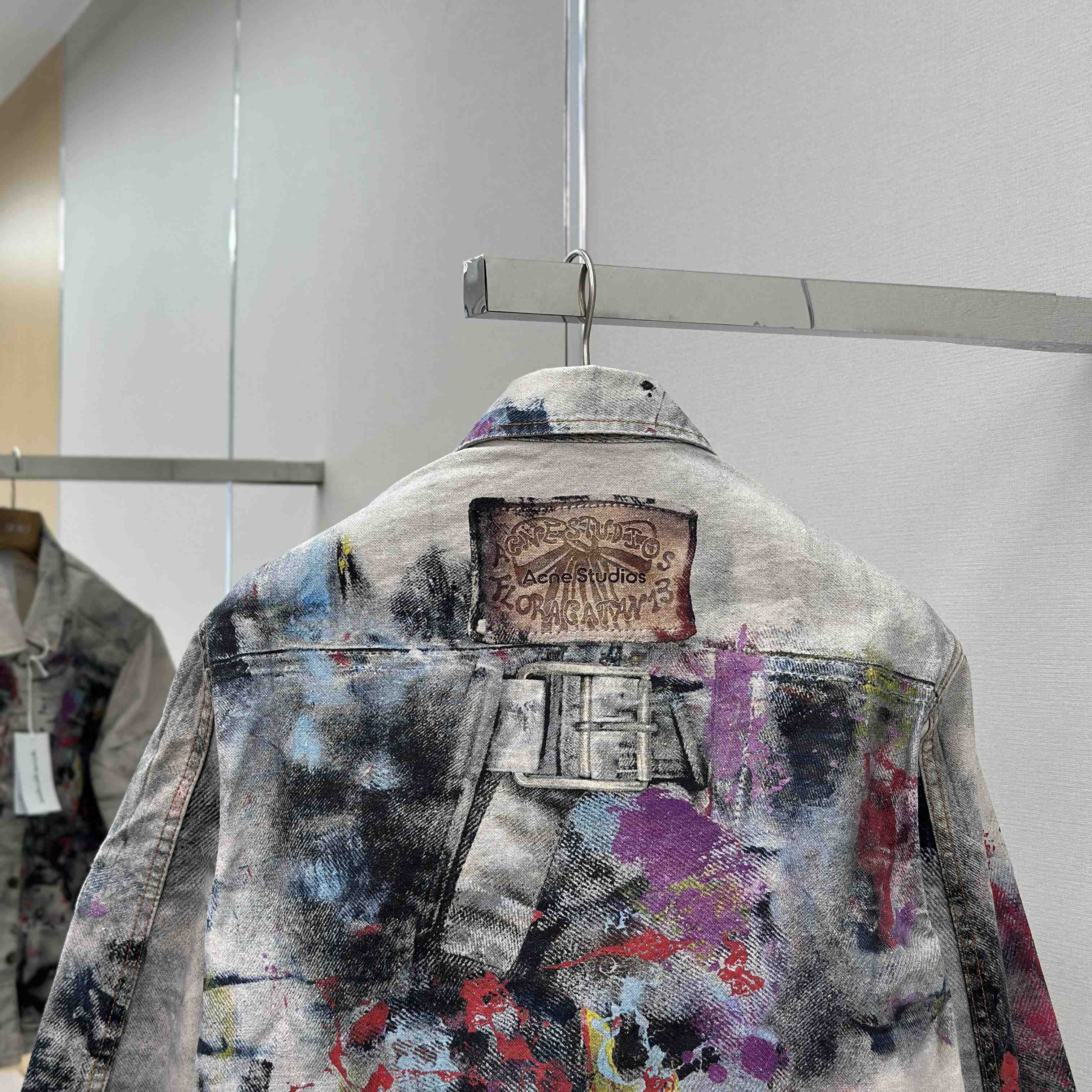 Acne Studios Jacket Trompe L'oeil Print - DopestKickz