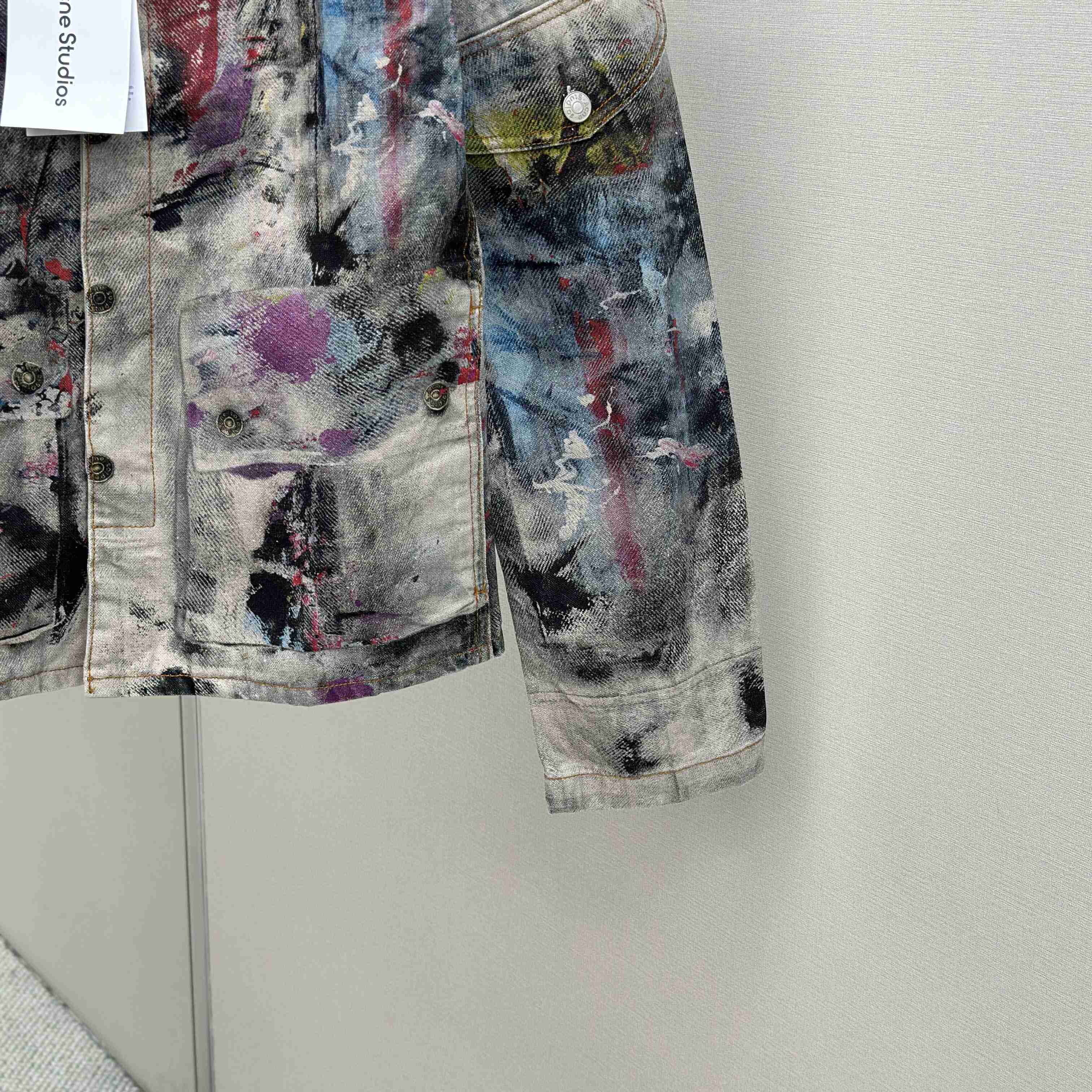 Acne Studios Jacket Trompe L'oeil Print - DopestKickz