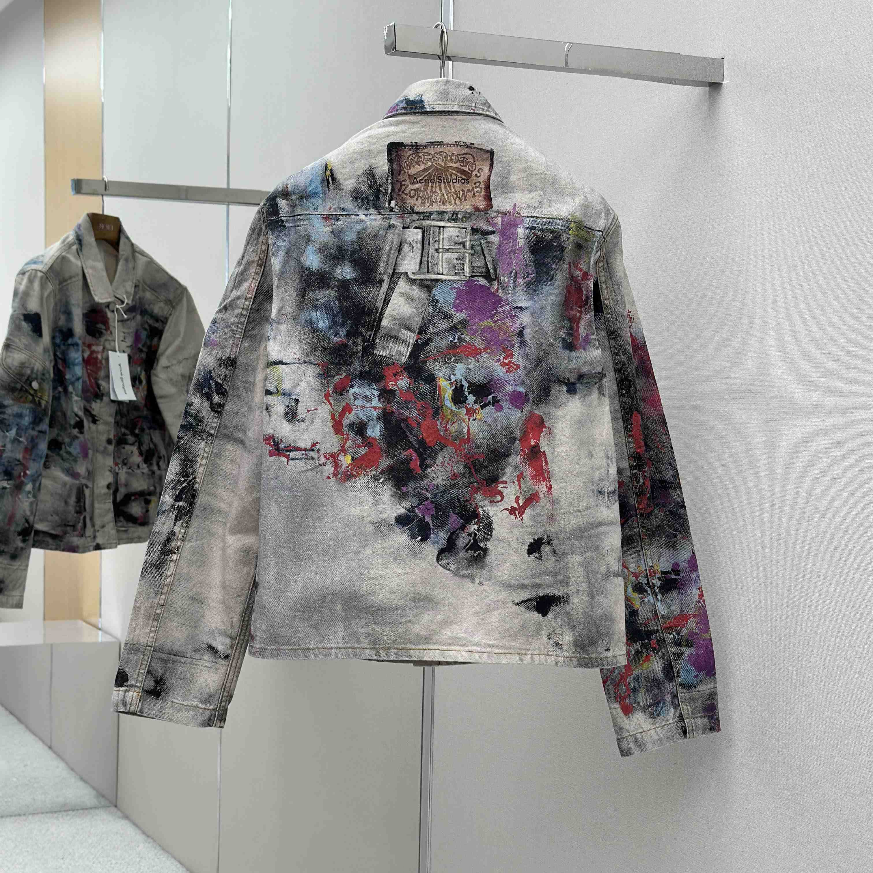 Acne Studios Jacket Trompe L'oeil Print - DopestKickz