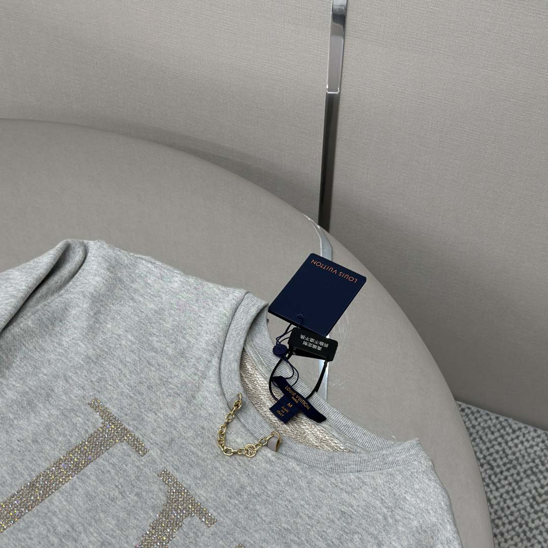 Louis Vuitton Rhinestone Signature Sweater   1AIBL9 - DopestKickz