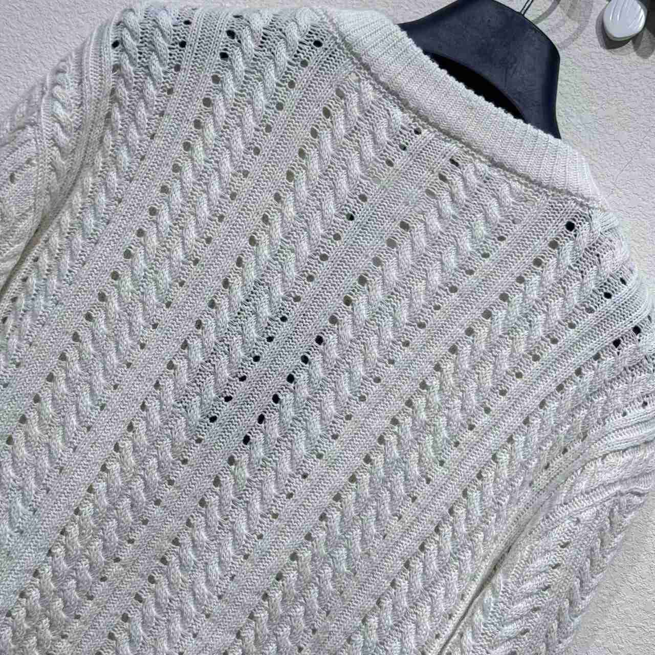 Louis Vuitton Long-Sleeved Cable-Knit Crewneck   1AHVOL - DopestKickz