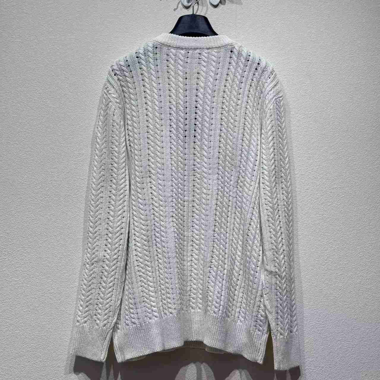 Louis Vuitton Long-Sleeved Cable-Knit Crewneck   1AHVOL - DopestKickz