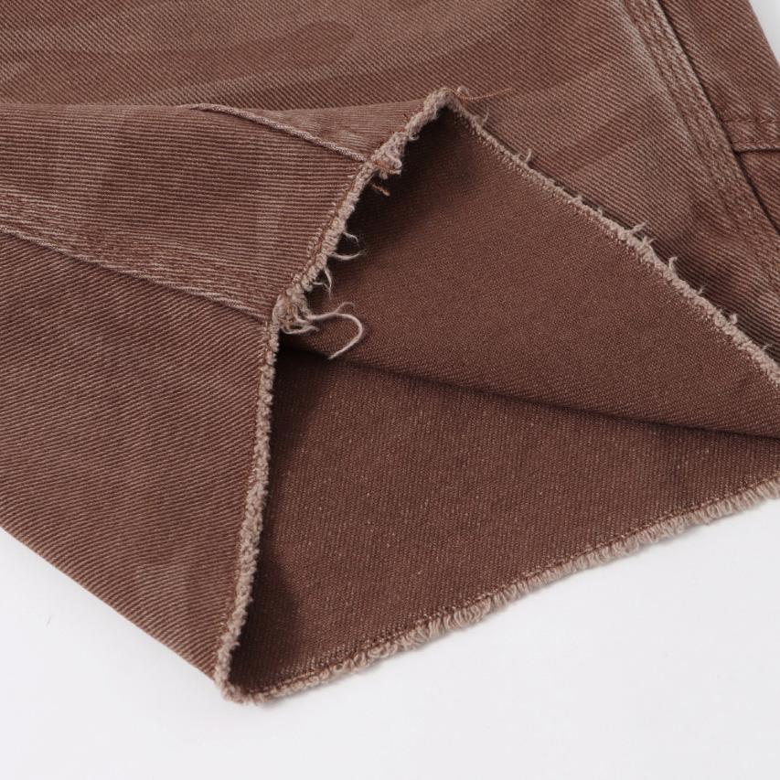 Hellstar Brown Camo Denim Shorts - DopestKickz