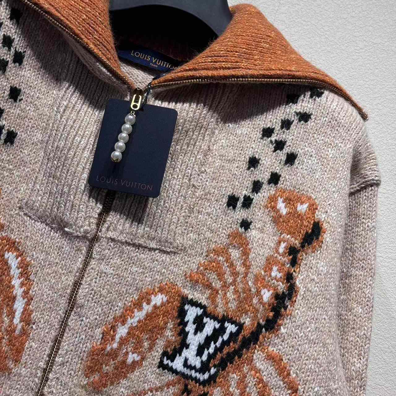 Louis Vuitton Zippered Knitted Blouson   1AIM56 - DopestKickz