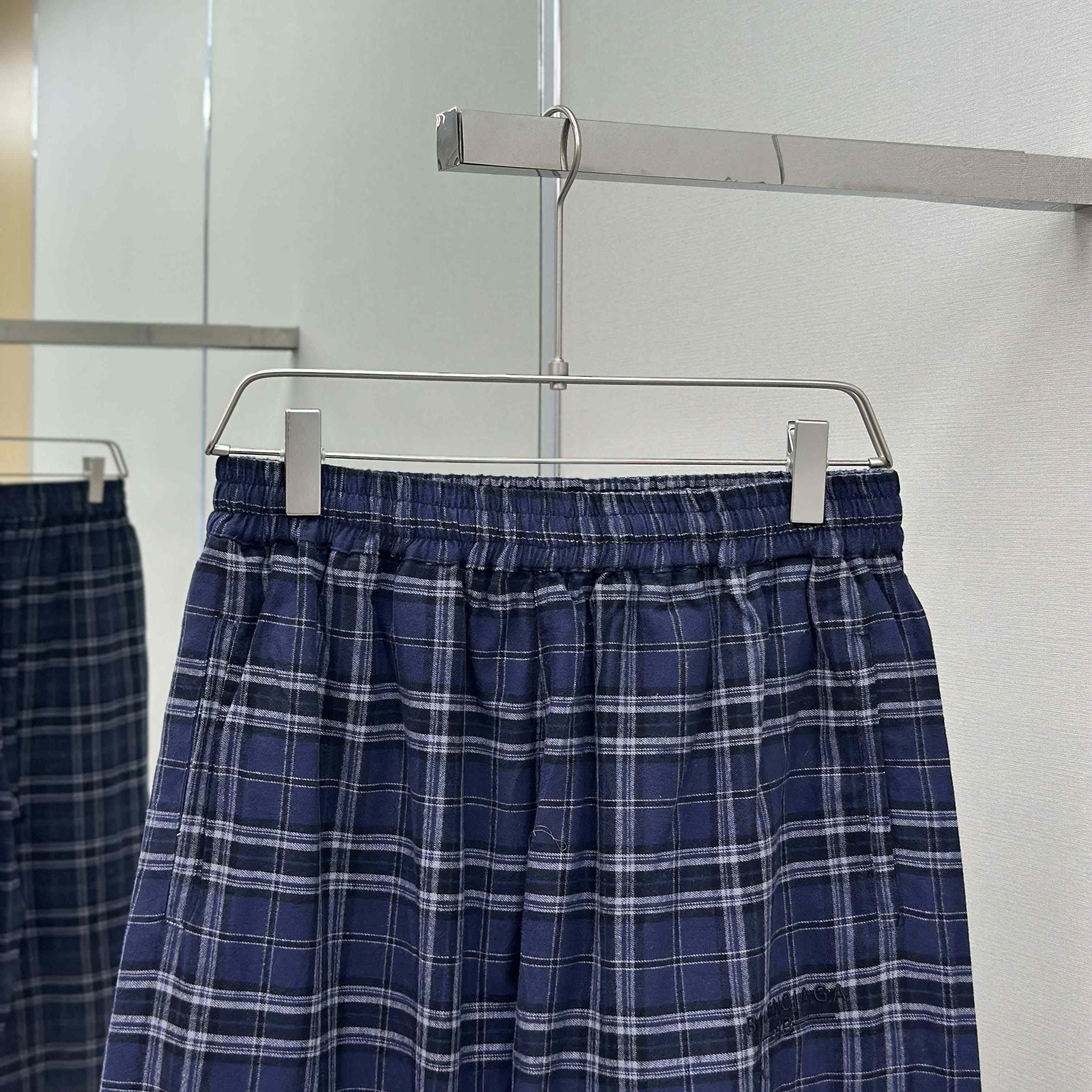 Balenciaga Check Tracksuit Pants - DopestKickz