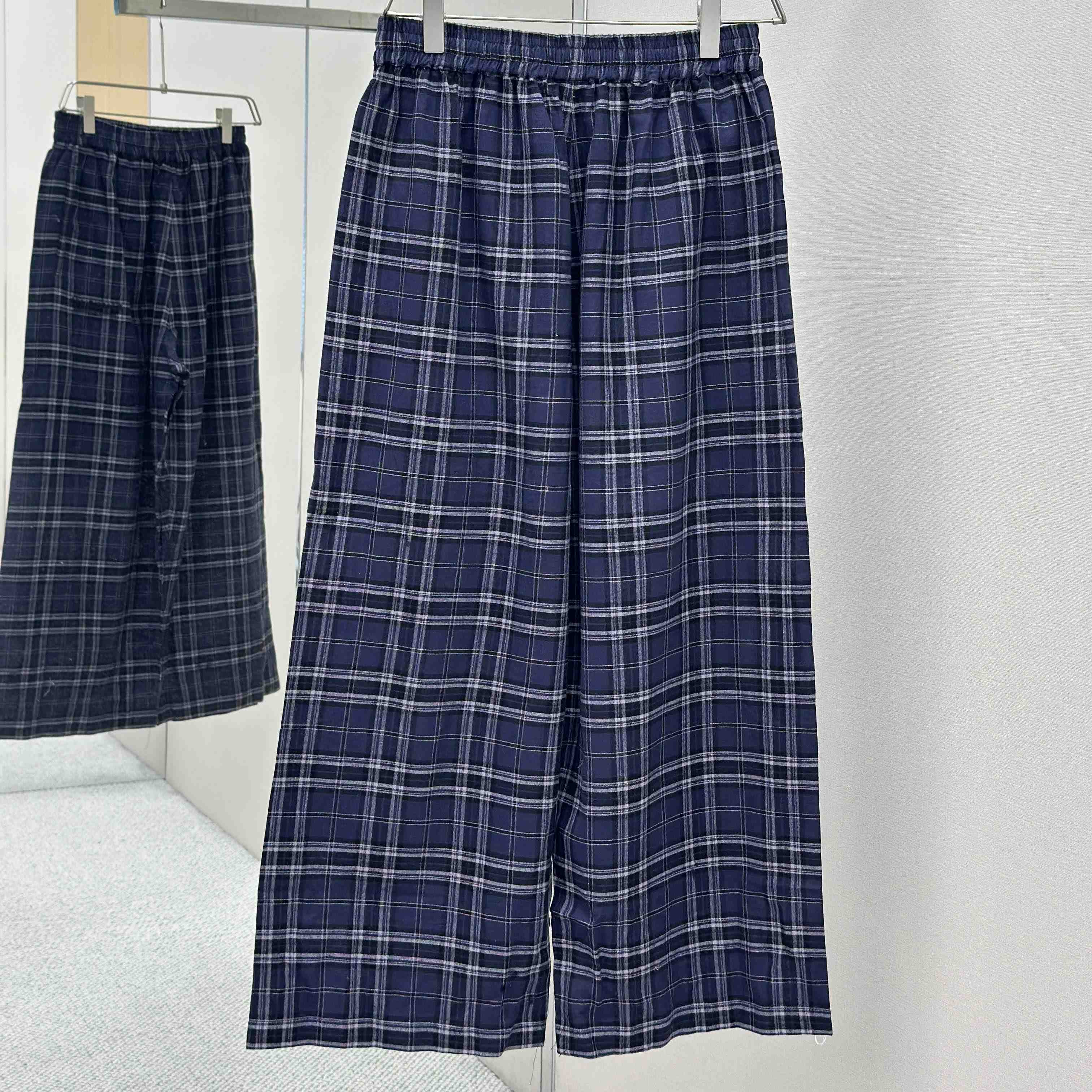 Balenciaga Check Tracksuit Pants - DopestKickz