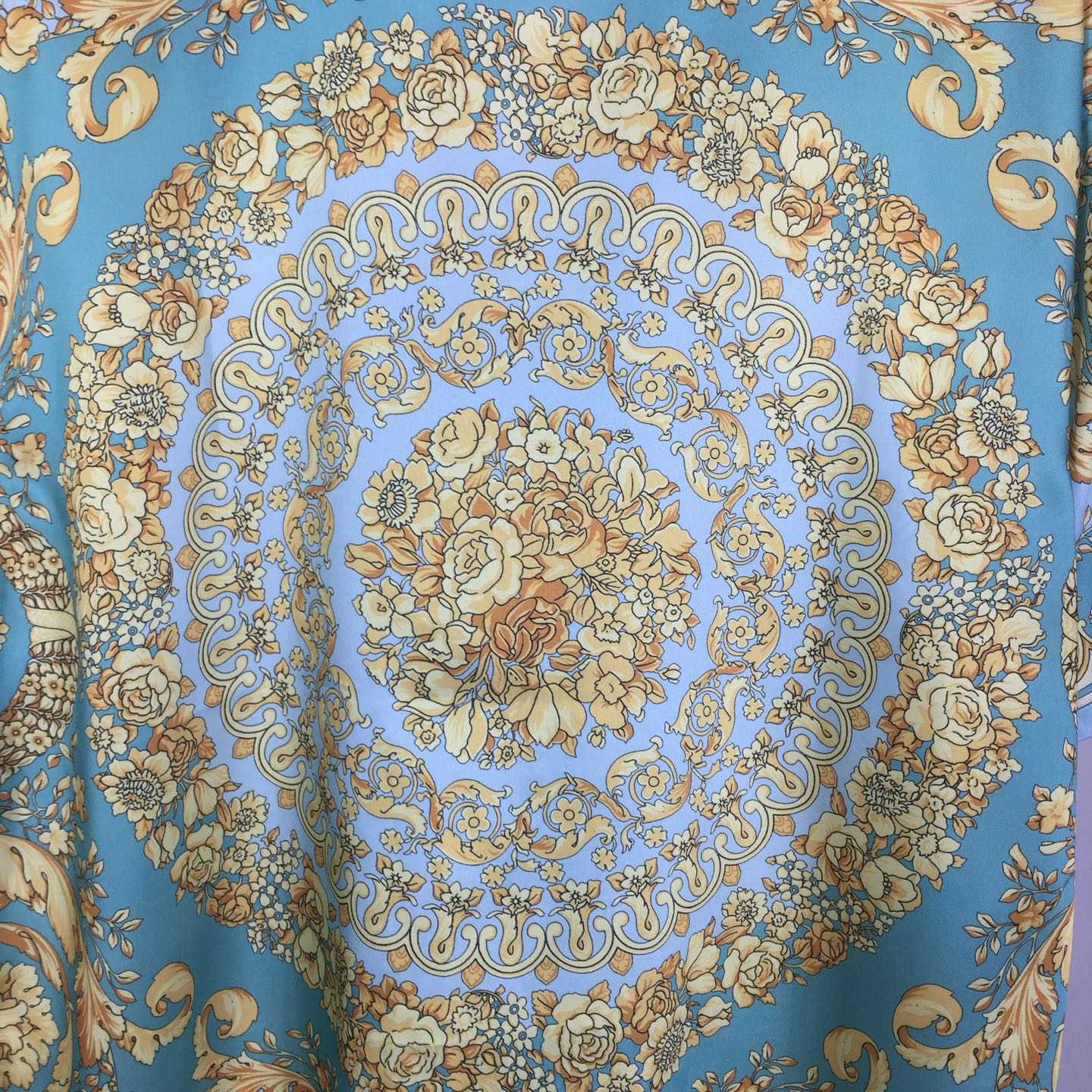 Versace Barocco Silk Shirt - DopestKickz